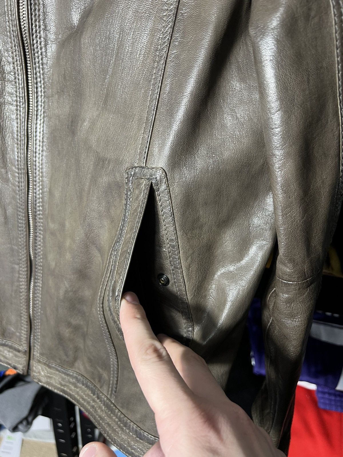Hugo Boss 🧥 HUGO BOSS Genuine Leather Jacket – Size IT 48 M Size US M / EU 48-50 / 2 - 5 Thumbnail