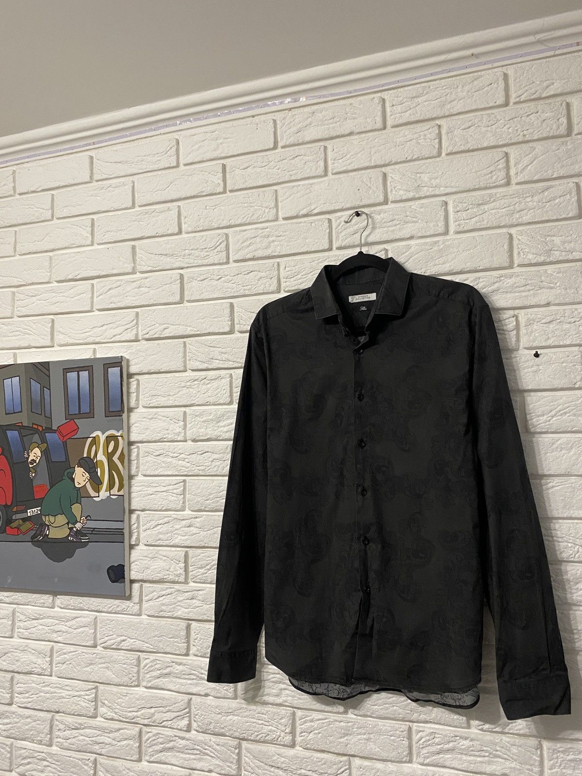 Versace Shirt Gianni Versace Black Size US S / EU 44-46 / 1 - 3 Thumbnail