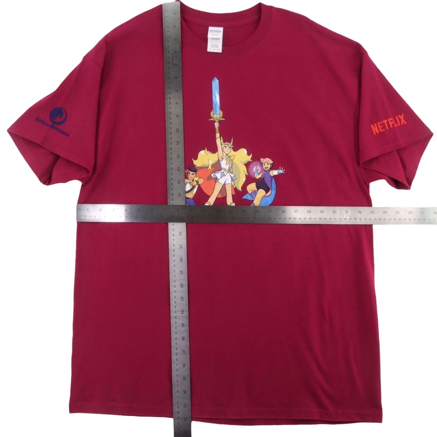 Vintage She-Ra Netflix Promo Tshirt XL Burgundy RARE She Ra Size US XL / EU 56 / 4 - 3 Thumbnail