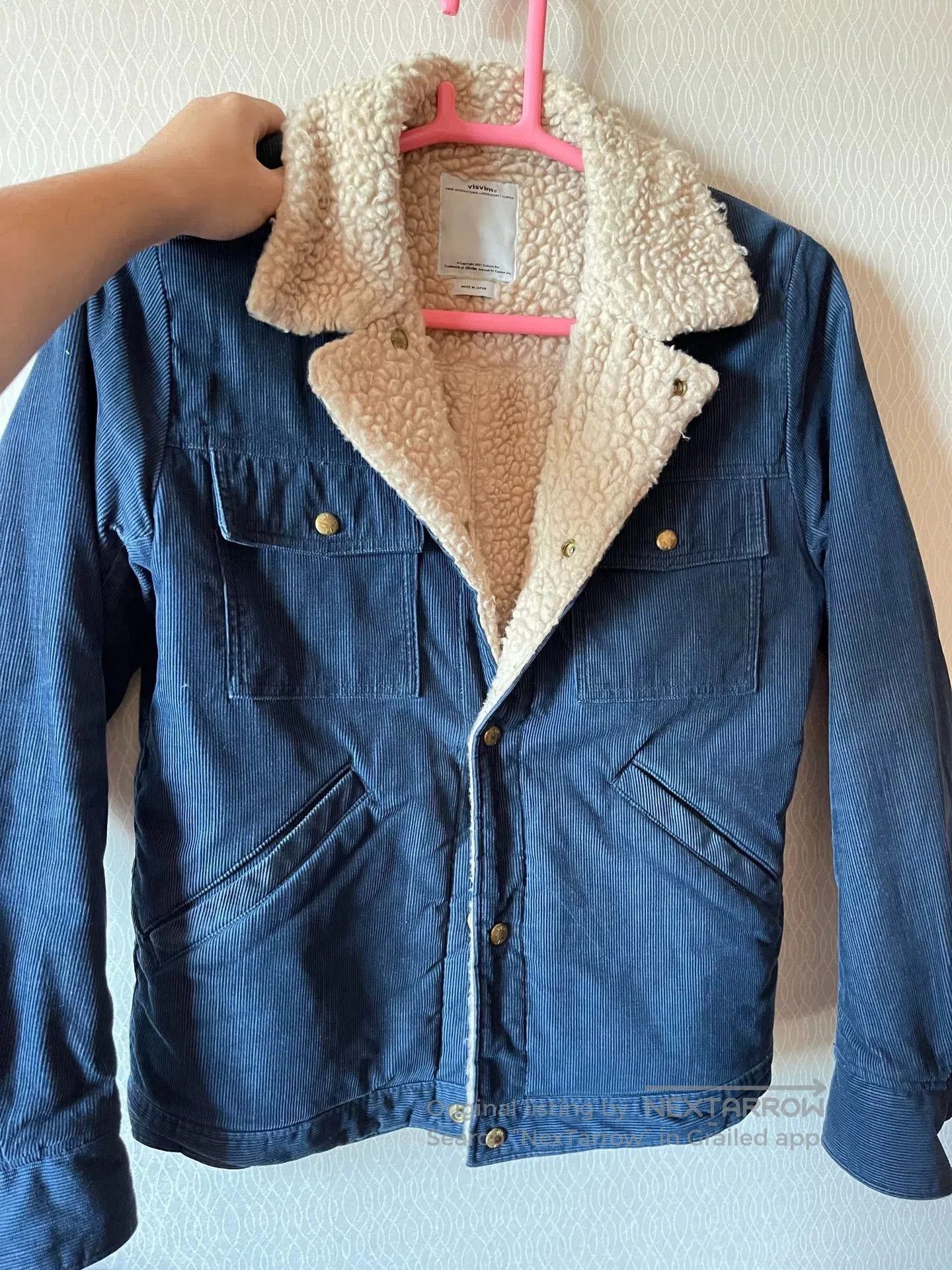 Visvim visvim Blue Corduroy Sherpa Lined Jacket. Size US L / EU 52-54 / 3 - 1 Thumbnail