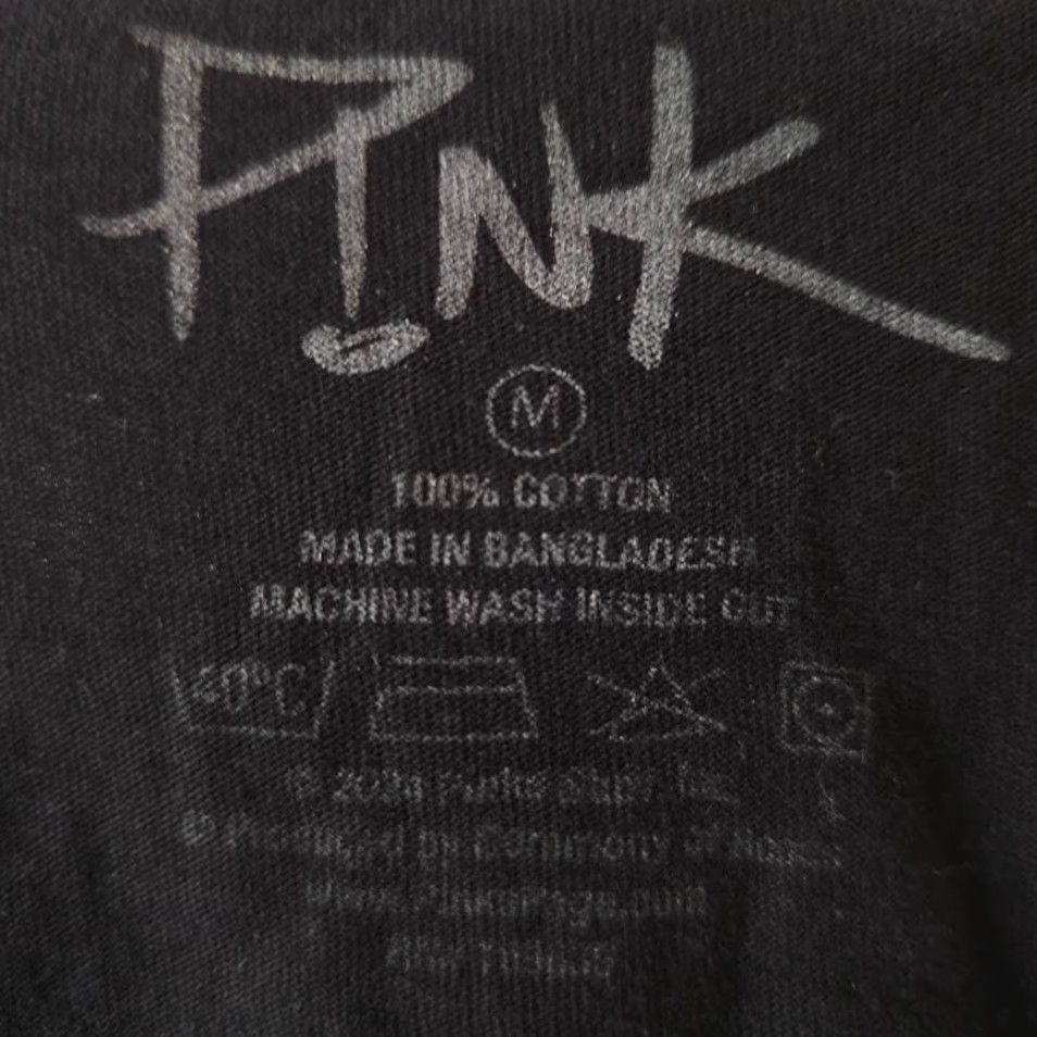Pinko Pink Concert T Shirt Mens Size Medium Black Summer 2024 Carnival Tour Las Vegas Size US M / EU 48-50 / 2 - 6 Thumbnail