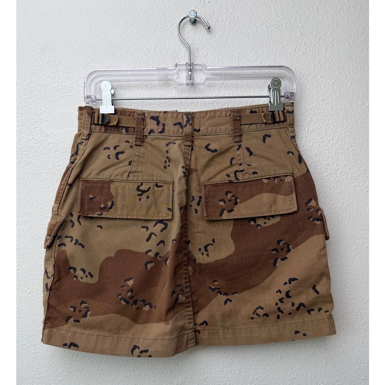 RE/DONE RE/DONE Womens Desert Camo Zip Utility Mini Skirt XS Size 28" / US 6 / IT 42 - 5 Thumbnail