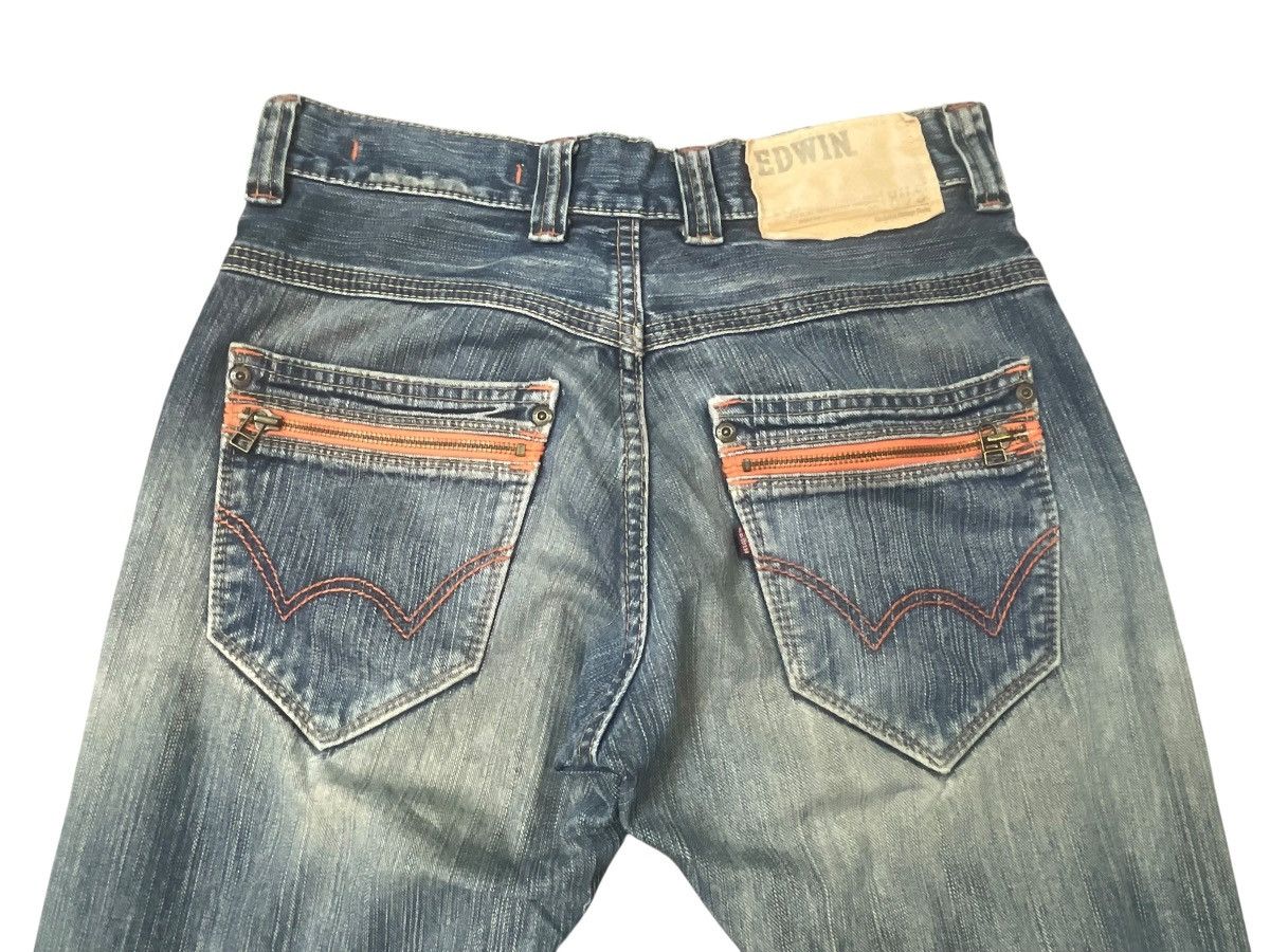 Edwin Vintage Edwin XU-S Straight Cut Jeans Streetwear Size US 28 / EU 44 - 3 Thumbnail