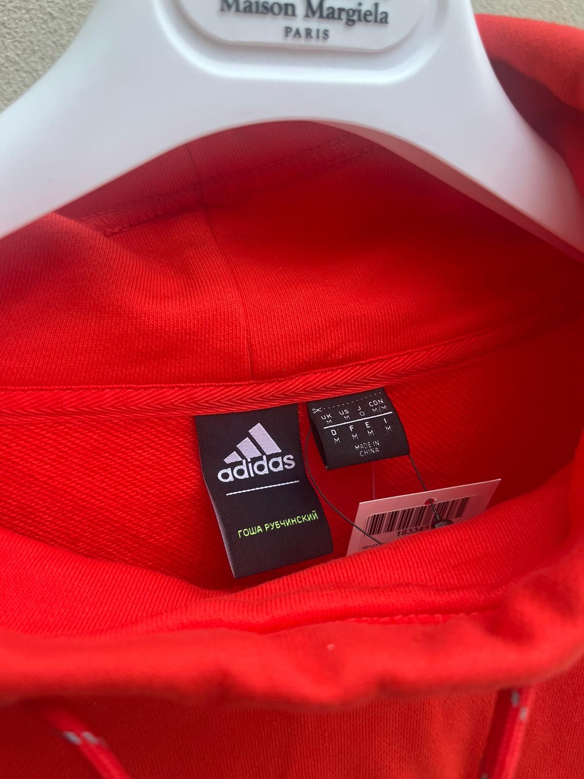 Adidas × Gosha Rubchinskiy Logo Embroidered Cowl Neck Sweater in Orange Size US M / EU 48-50 / 2 - 10 Thumbnail