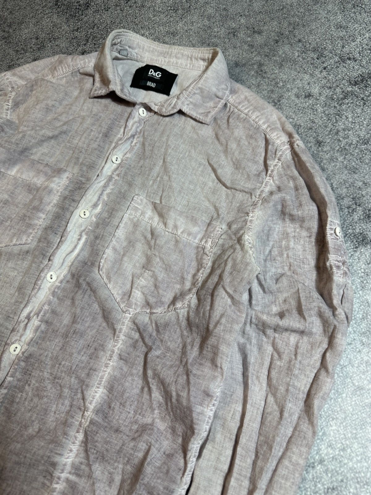 Dolce & Gabbana Dolce&Gabbana Brad Button Up Shirts D&G Streetwear Luxury Size US S / EU 44-46 / 1 - 2 Thumbnail
