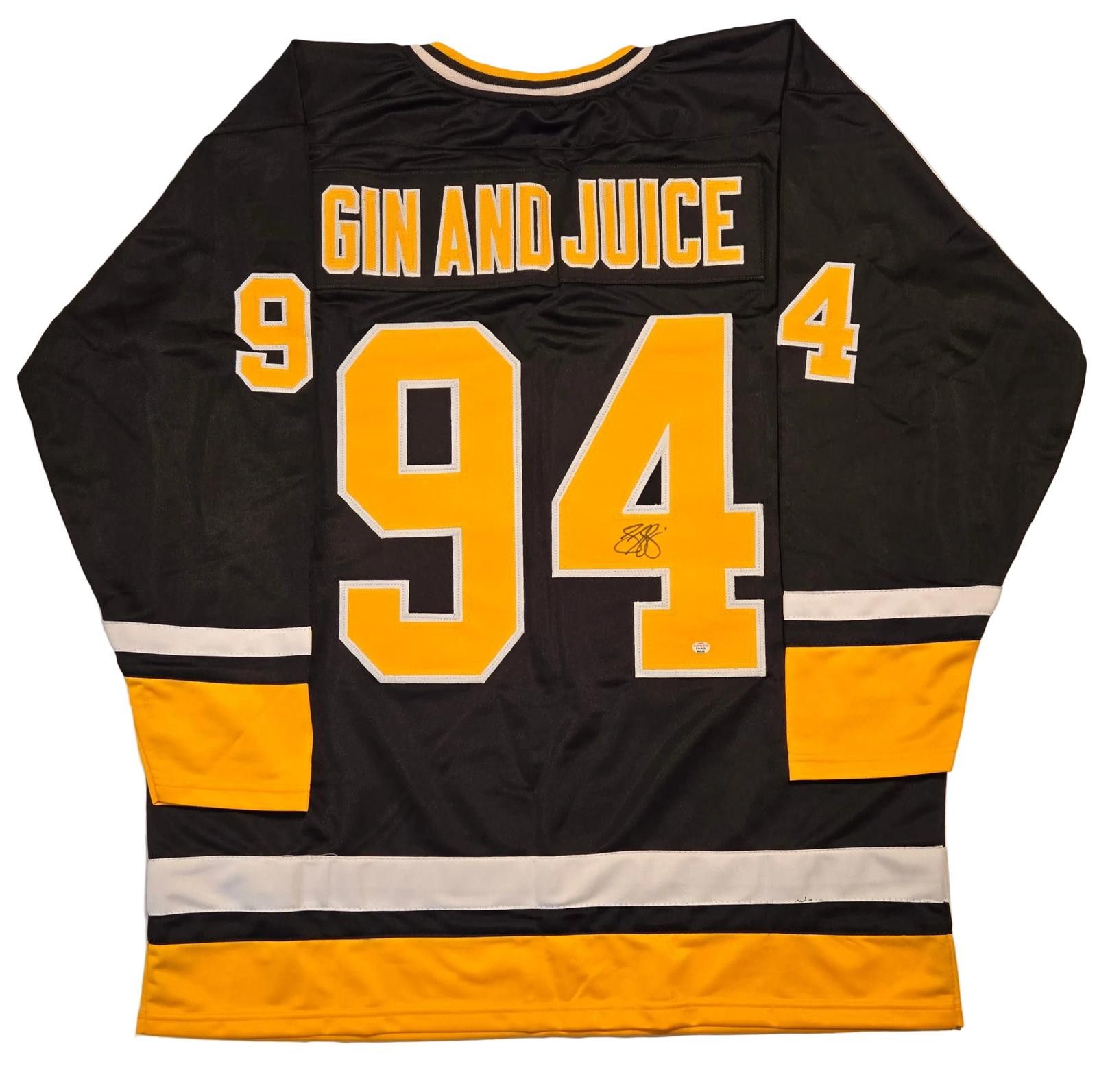 Other Snoop Dogg "Gin And Juice" autographed hockey jersey COA Size ONE SIZE - 2 Thumbnail