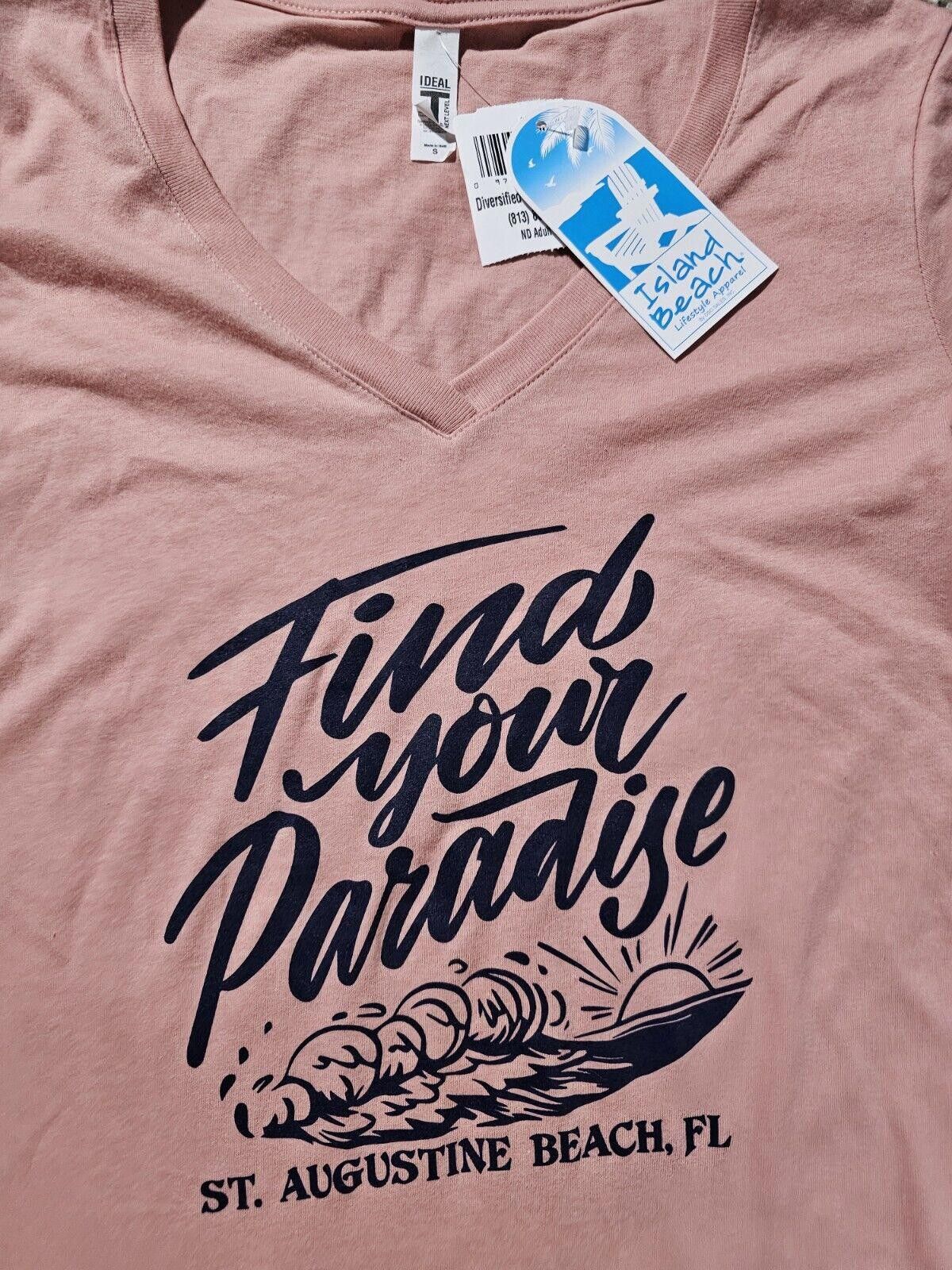 Designer find your paradise st Augustine FL S shirt Island Beach NWT Size S / US 4 / IT 40 - 2 Thumbnail