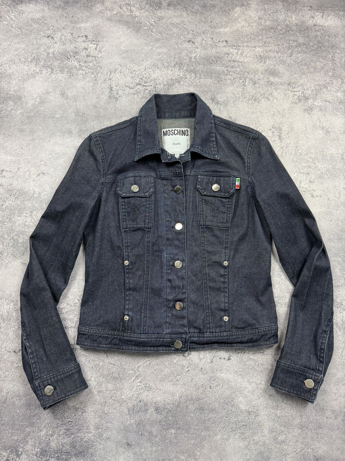 Moschino Vintage Moschino Jeans Denim Jacket Blazer Size M / US 6-8 / IT 42-44 - 3 Thumbnail