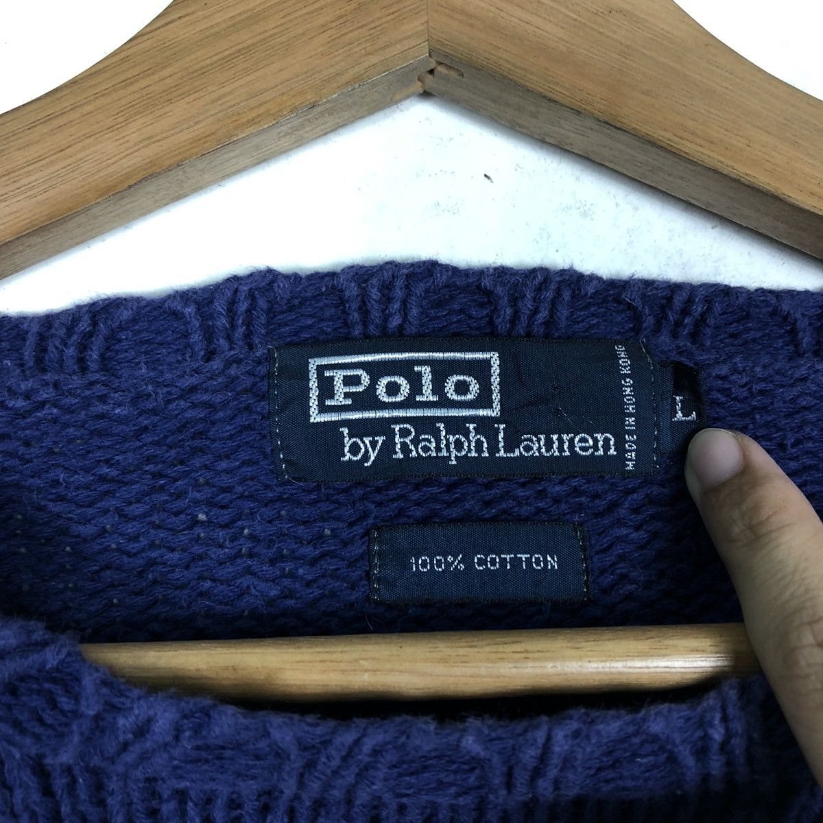 Polo Ralph Lauren 🔥90’s Vintage Knit Sweatshirt Polo Ralph Lauren Size US L / EU 52-54 / 3 - 11 Thumbnail