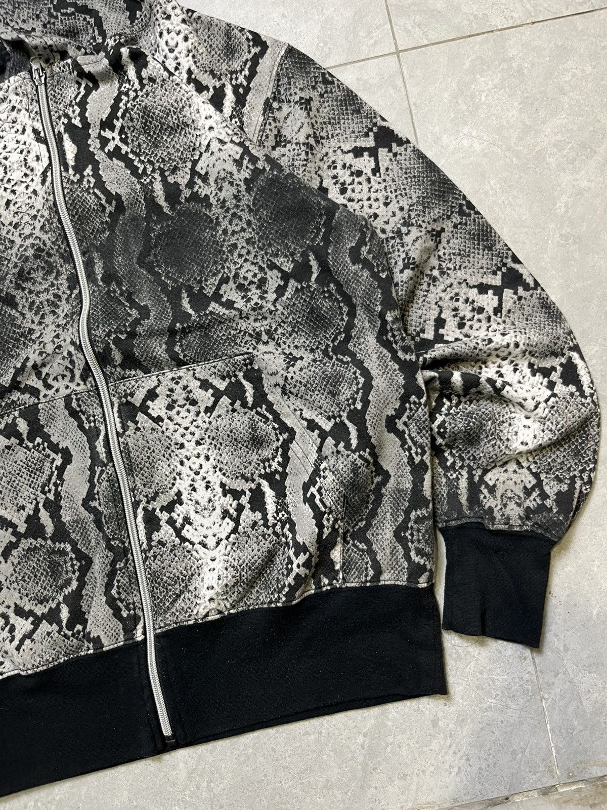 Other Snake Skin Phyton Skin Zip Up Hoodie Hysteric Style Size US L / EU 52-54 / 3 - 5 Thumbnail