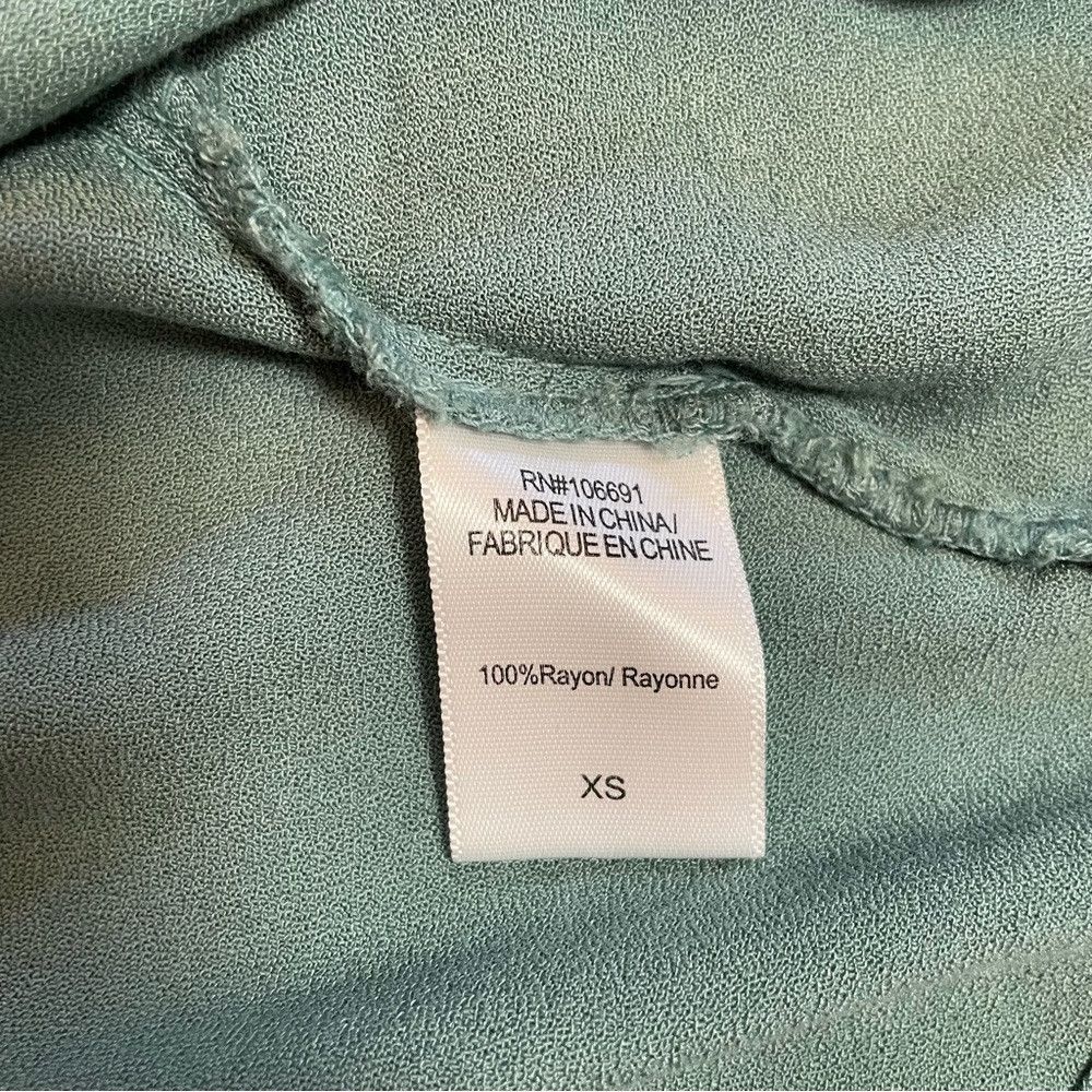 Young Fabulous & Broke NWT New Young Fabulous & Broke Carmen Green Ombre Tie Front Size XS / US 0-2 / IT 36-38 - 7 Thumbnail