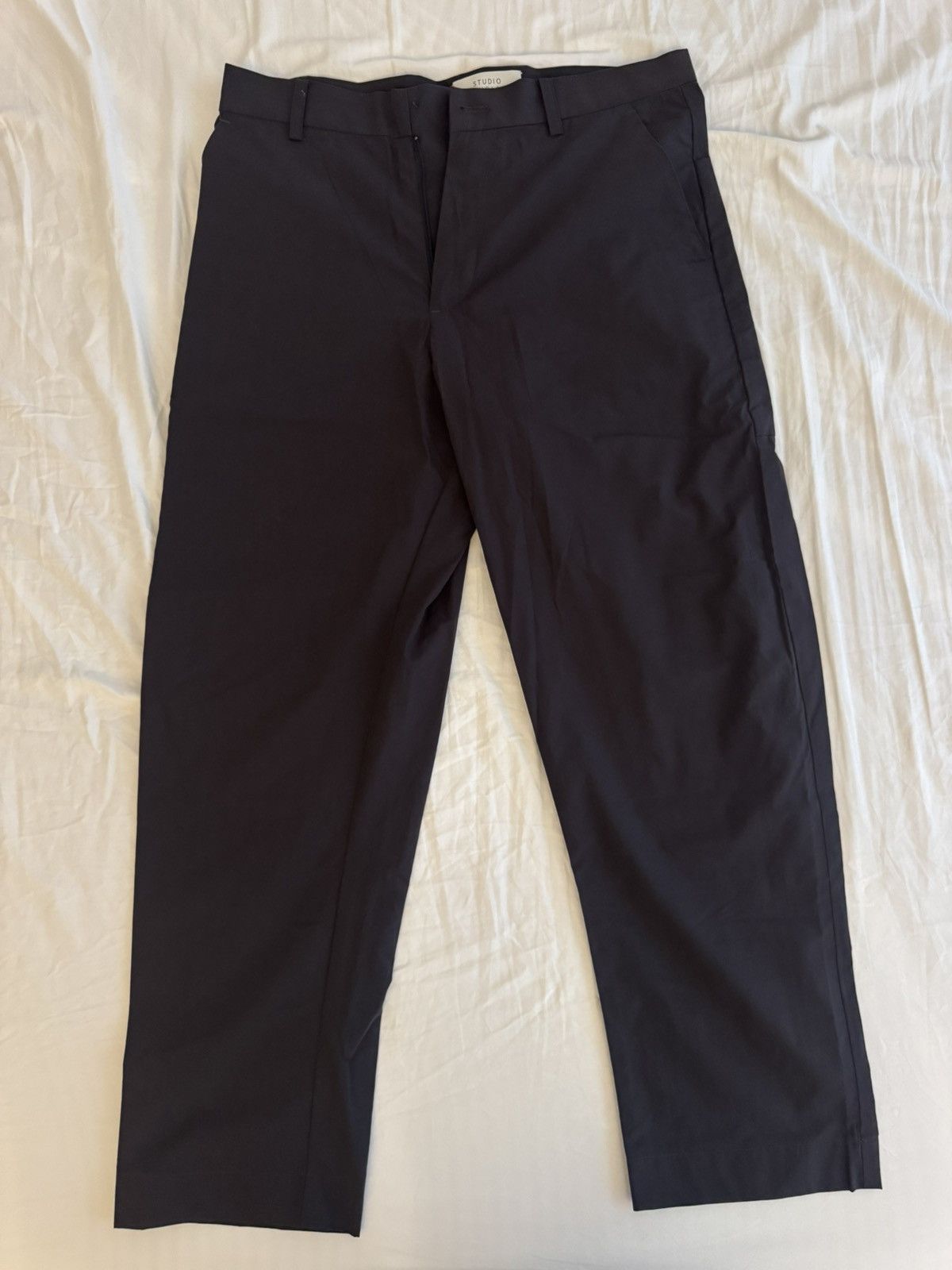 Studio Nicholson Studio Nicholson Reeves Pants in Black Grape Size US 30 / EU 46 - 2 Thumbnail