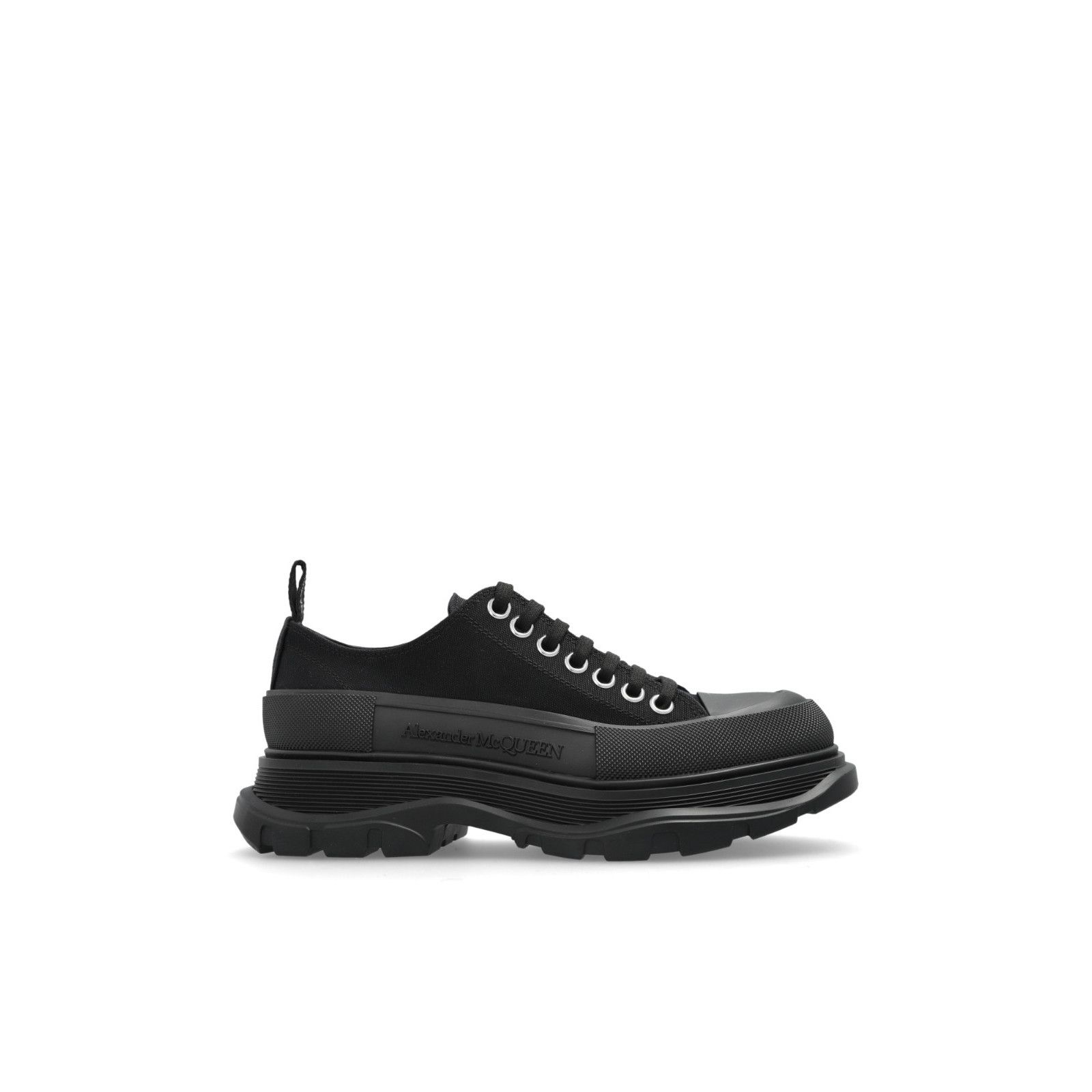 ALEXANDER MCQUEEN Tread Slick $750 Women's Black Lace Up Sho