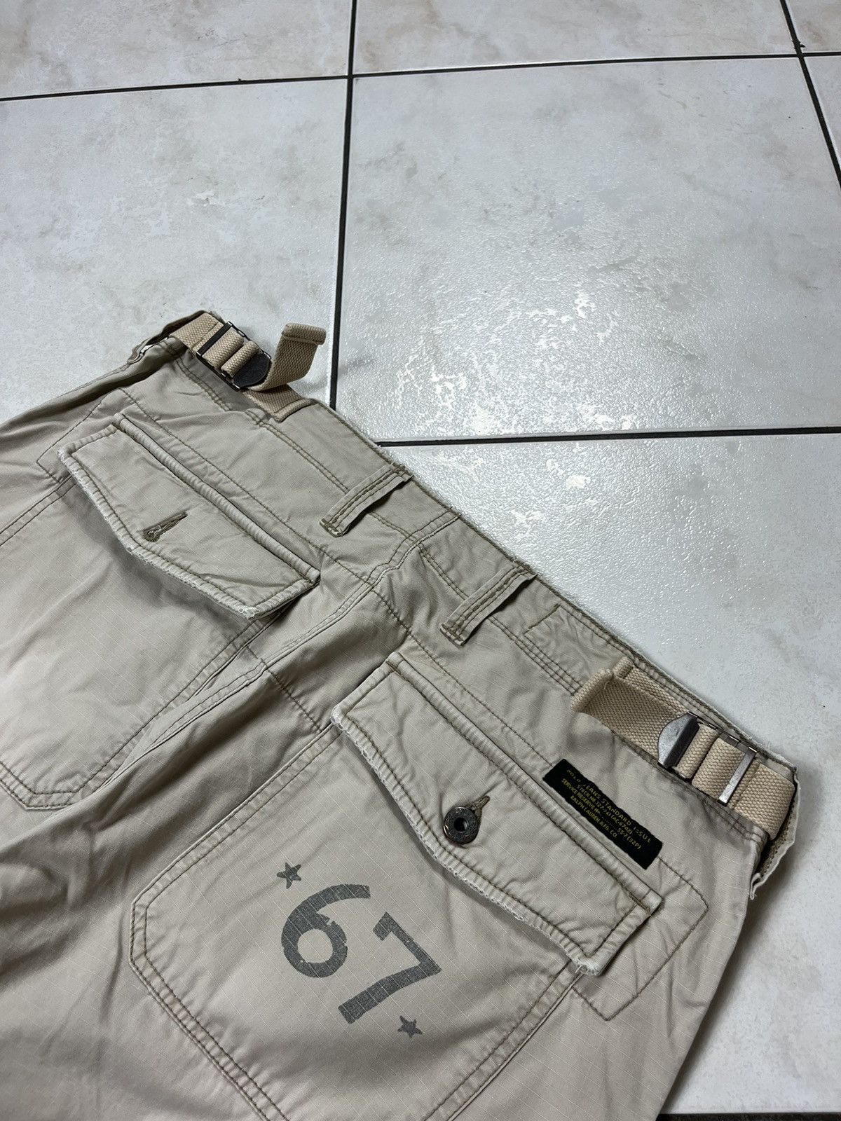 Polo Ralph Lauren × Ralph Lauren × Vintage Vintage Ralph Lauren distressed washed thrashed cargo pants Size US 34 / EU 50 - 20 Thumbnail