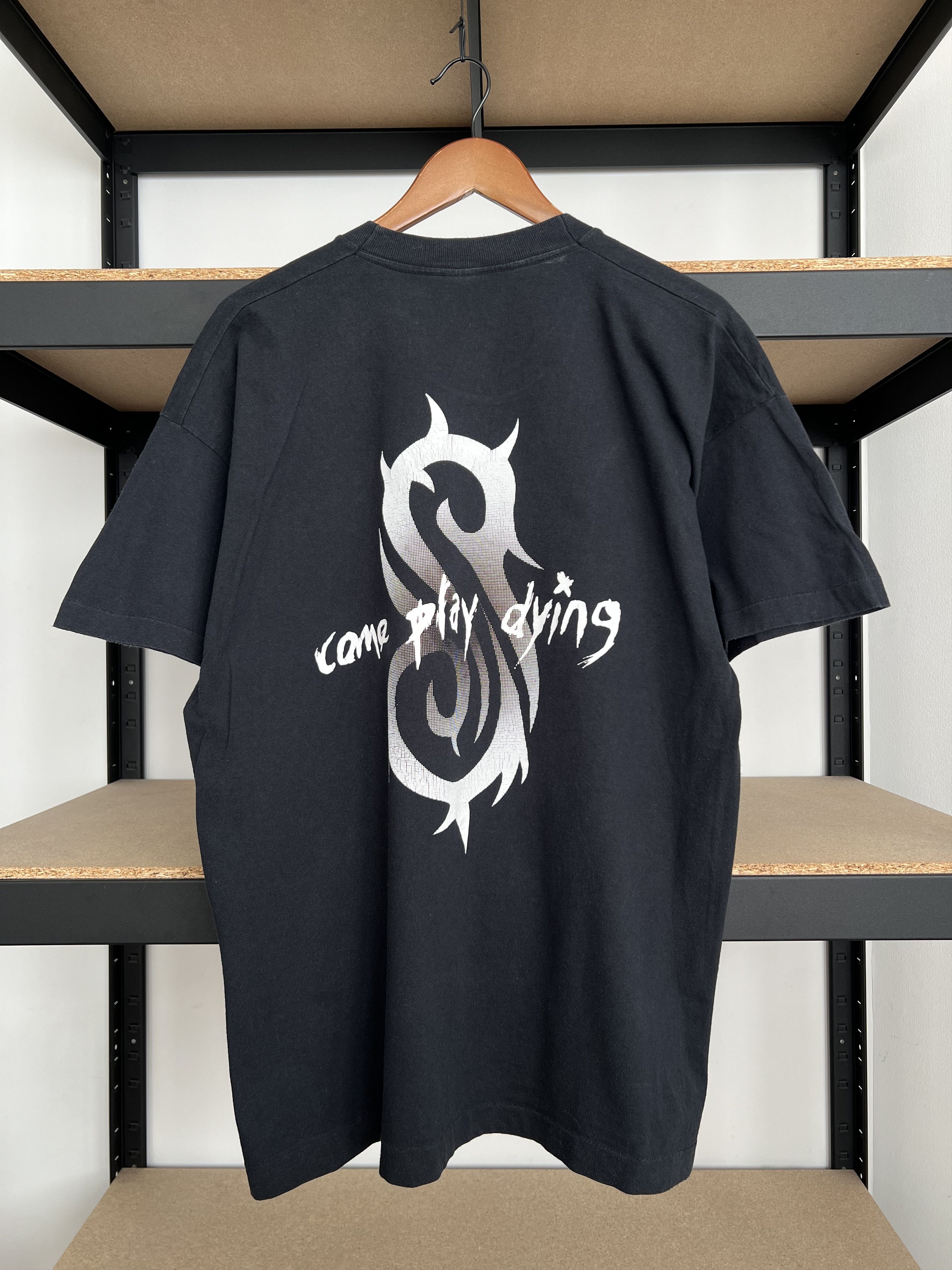 Band Tees Vintage 1999 Slipknot Spit it Out Nu Metal Band T-shirt Size US XL / EU 56 / 4 - 4 Thumbnail