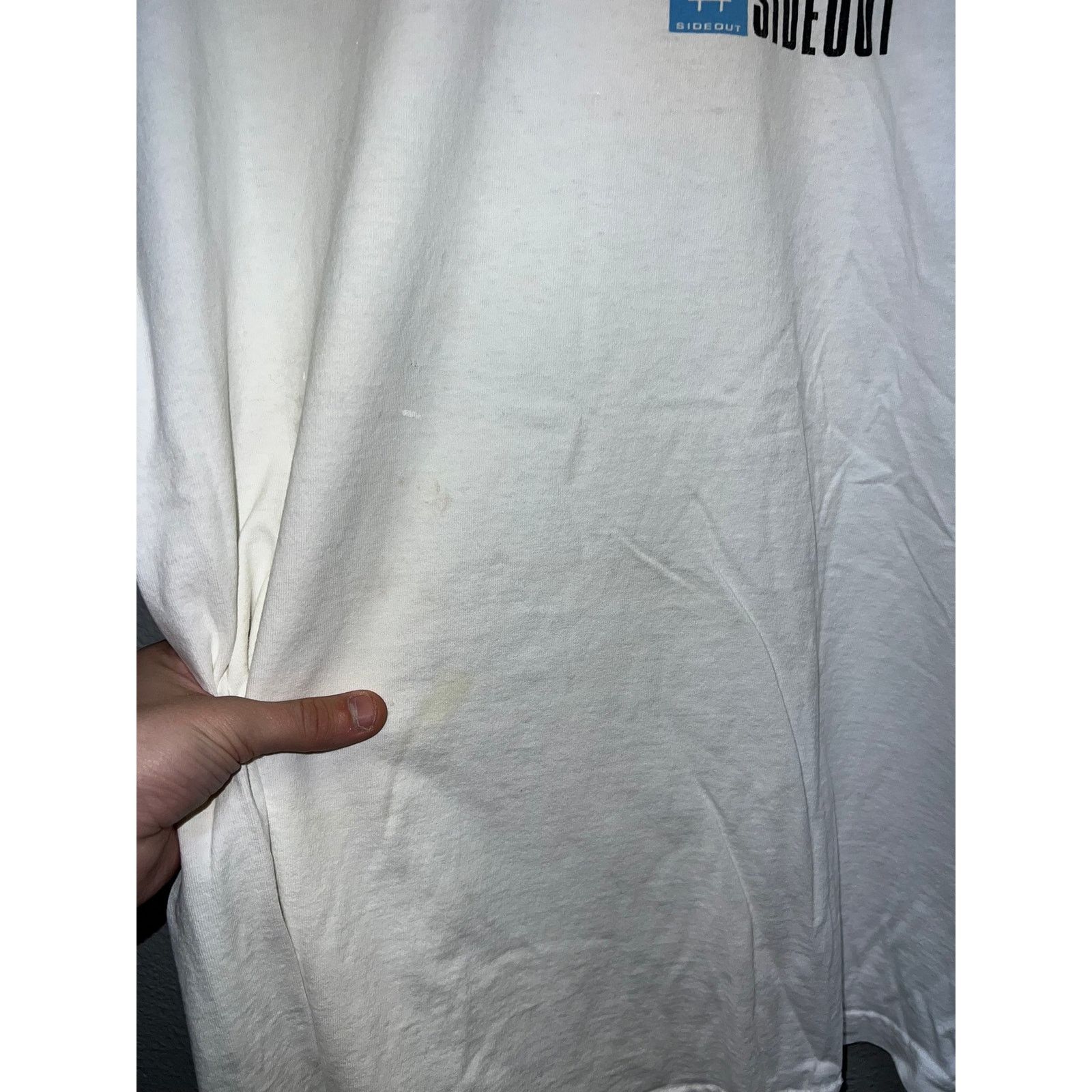 Sideout Vintage Surfing Shirt Sideout Sport Beach Art White Tee XL Size US XL / EU 56 / 4 - 5 Thumbnail