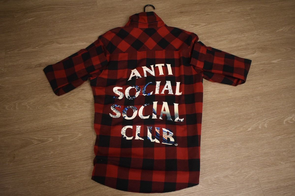 Anti Social Social Club Flannel Anti Social Club Button Up Size US XS / EU 42 / 0 - 3 Thumbnail