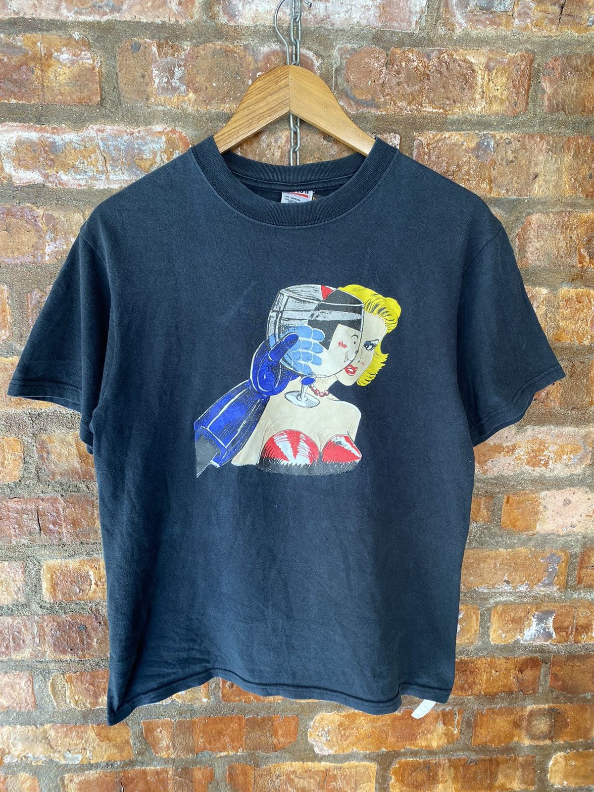 20471120 1990s 20471120 Hyoma Double Face robot girls tee Size US M / EU 48-50 / 2 - 2 Thumbnail