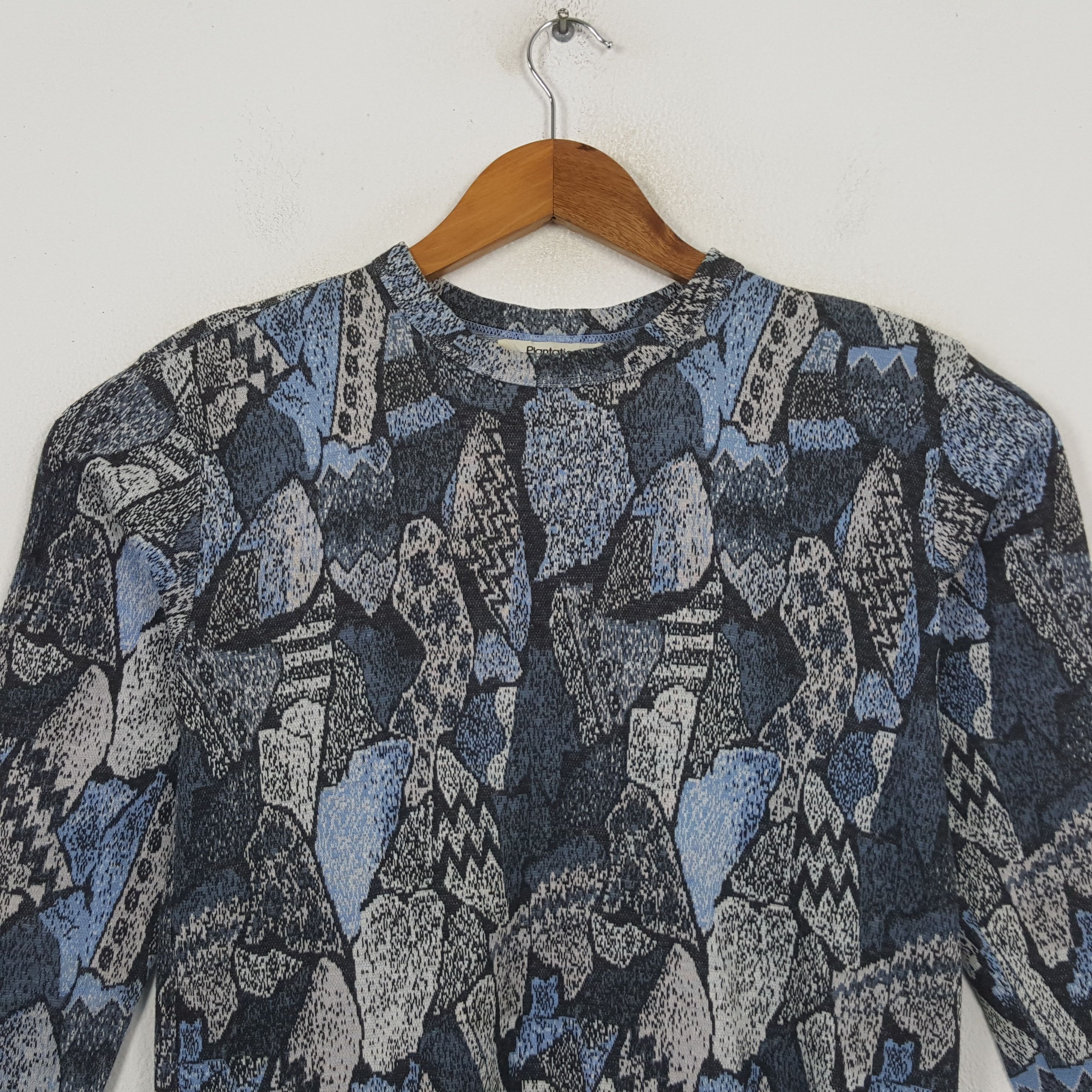 Issey Miyake Vintage Plantation by Issey Miyake Long Sleeve T-shirt RR9 Size S / US 4 / IT 40 - 2 Thumbnail