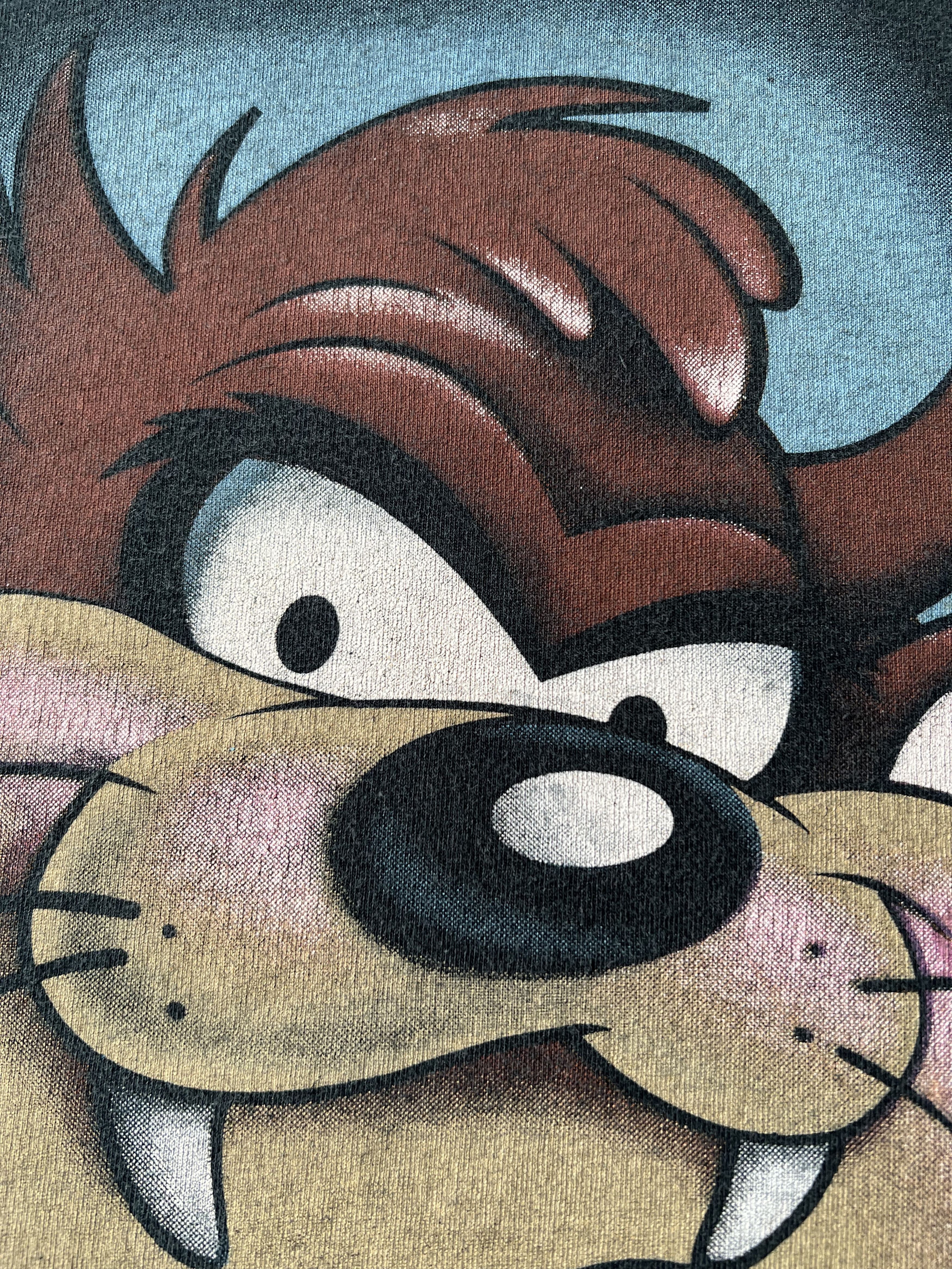 Cartoon Network Vintage 1994 Taz Tazmanian Devil Las Vegas Warner Bros Tee Size US XXL / EU 58 / 5 - 4 Thumbnail