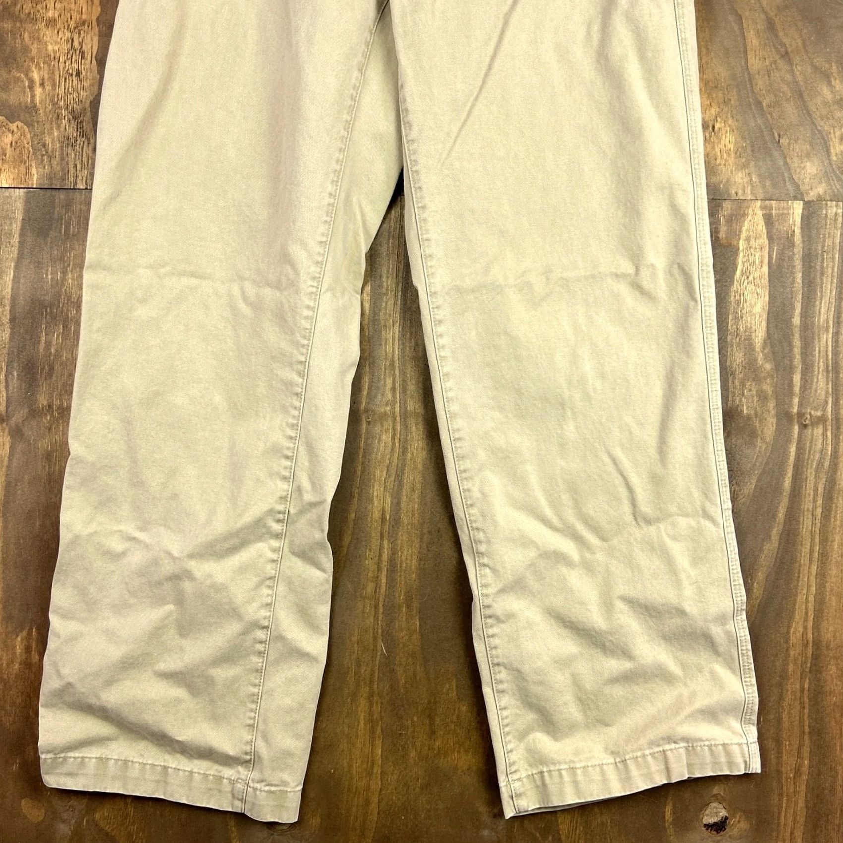 Eddie Bauer Eddie Bauer Mens Pants Tan Legend Wash Khakis 100% Cotton 34x32 34x30.5 Regular Rise Mid Inseam 30 Size US 34 / EU 50 - 3 Thumbnail