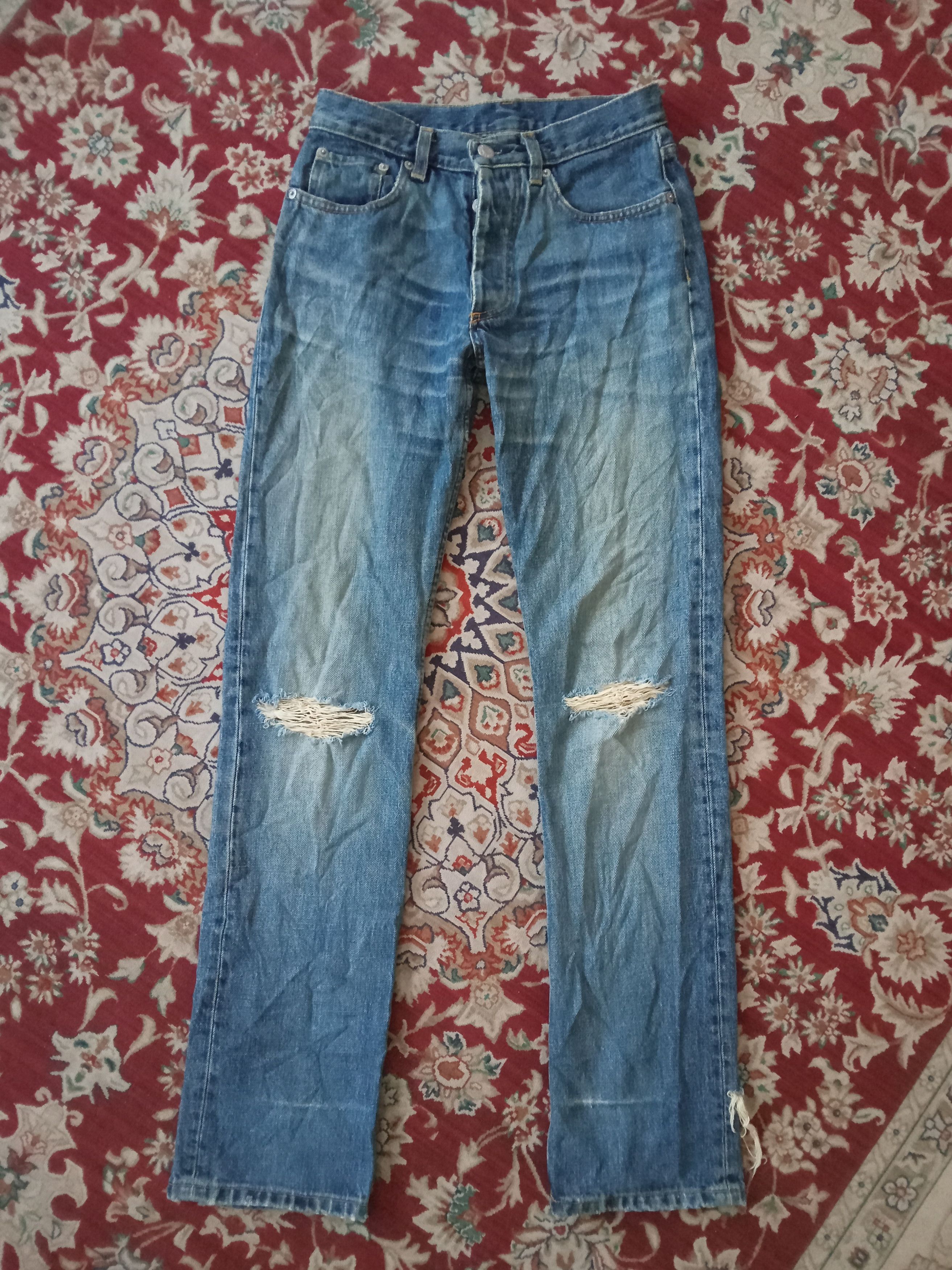 Helmut Lang Distressed Jeans