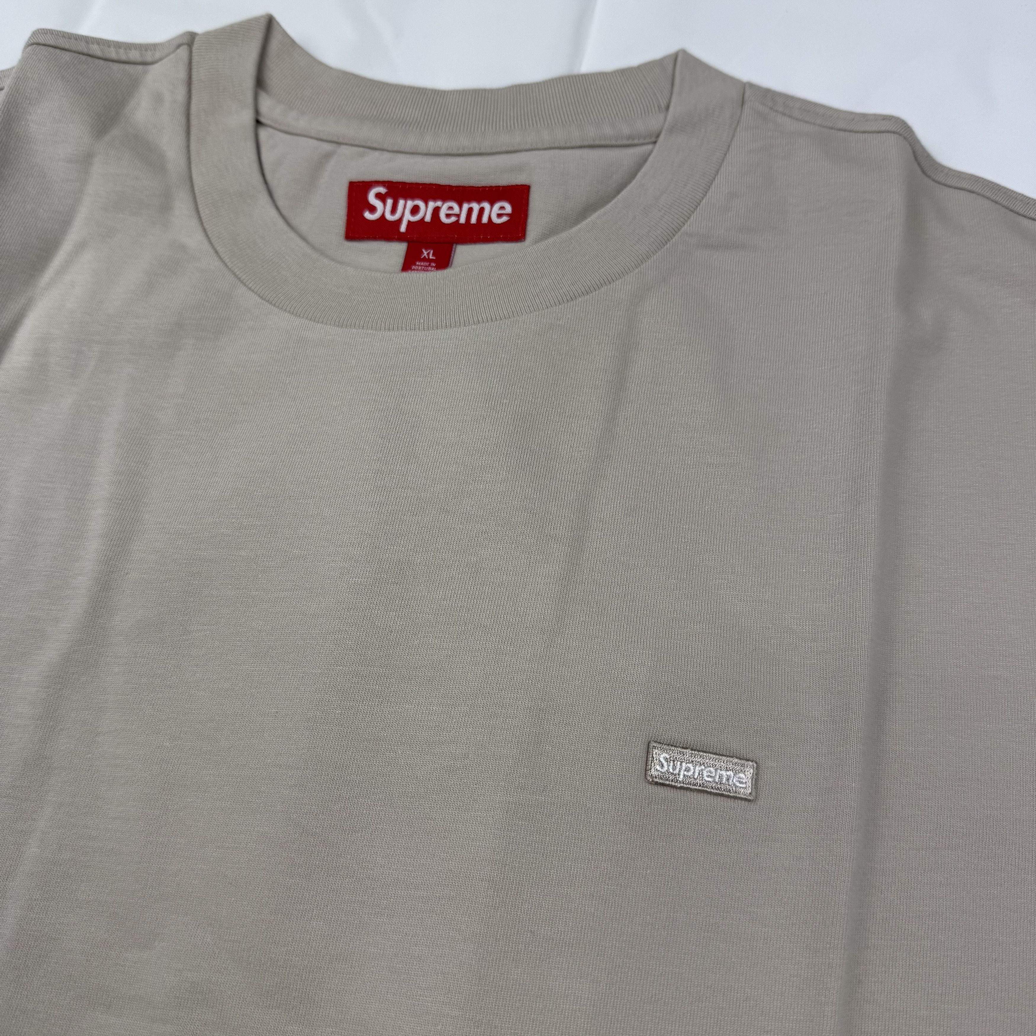 Supreme Supreme Small Box Logo Tee Tan Khaki Mens XL T-Shirt Size US XL / EU 56 / 4 - 2 Thumbnail