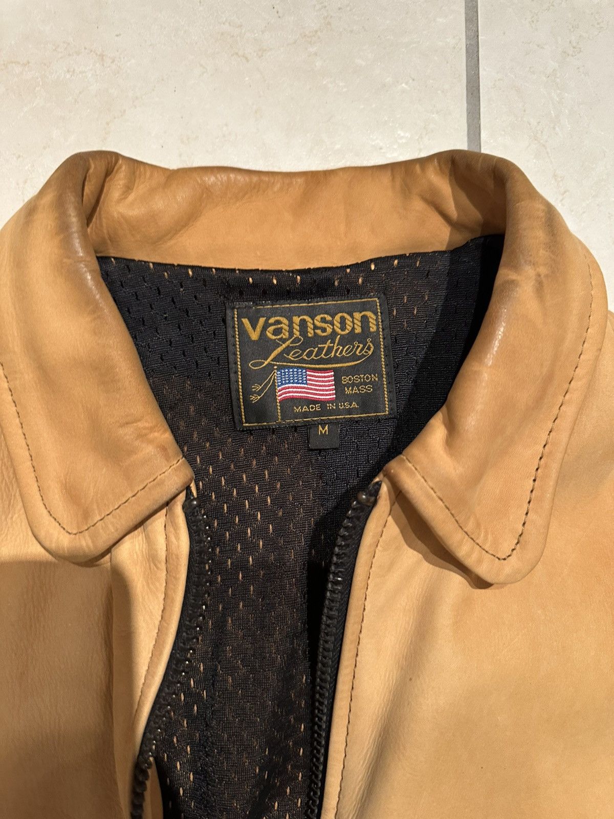 Vanson Leathers Yellow Vanson Leathers Motorcycle Jacket Size US M / EU 48-50 / 2 - 2 Thumbnail