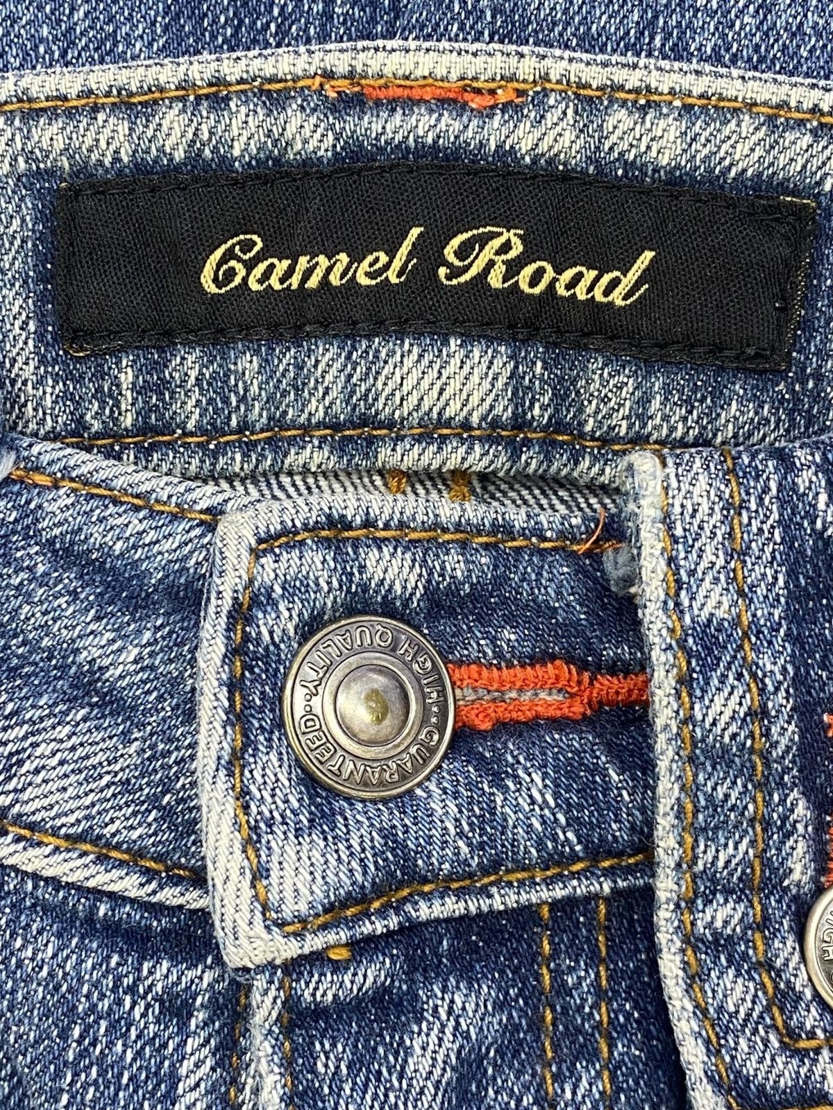 Japanese Brand Camel Road Light Blue Wash Style Flare Jeans Size US 28 / EU 44 - 10 Thumbnail