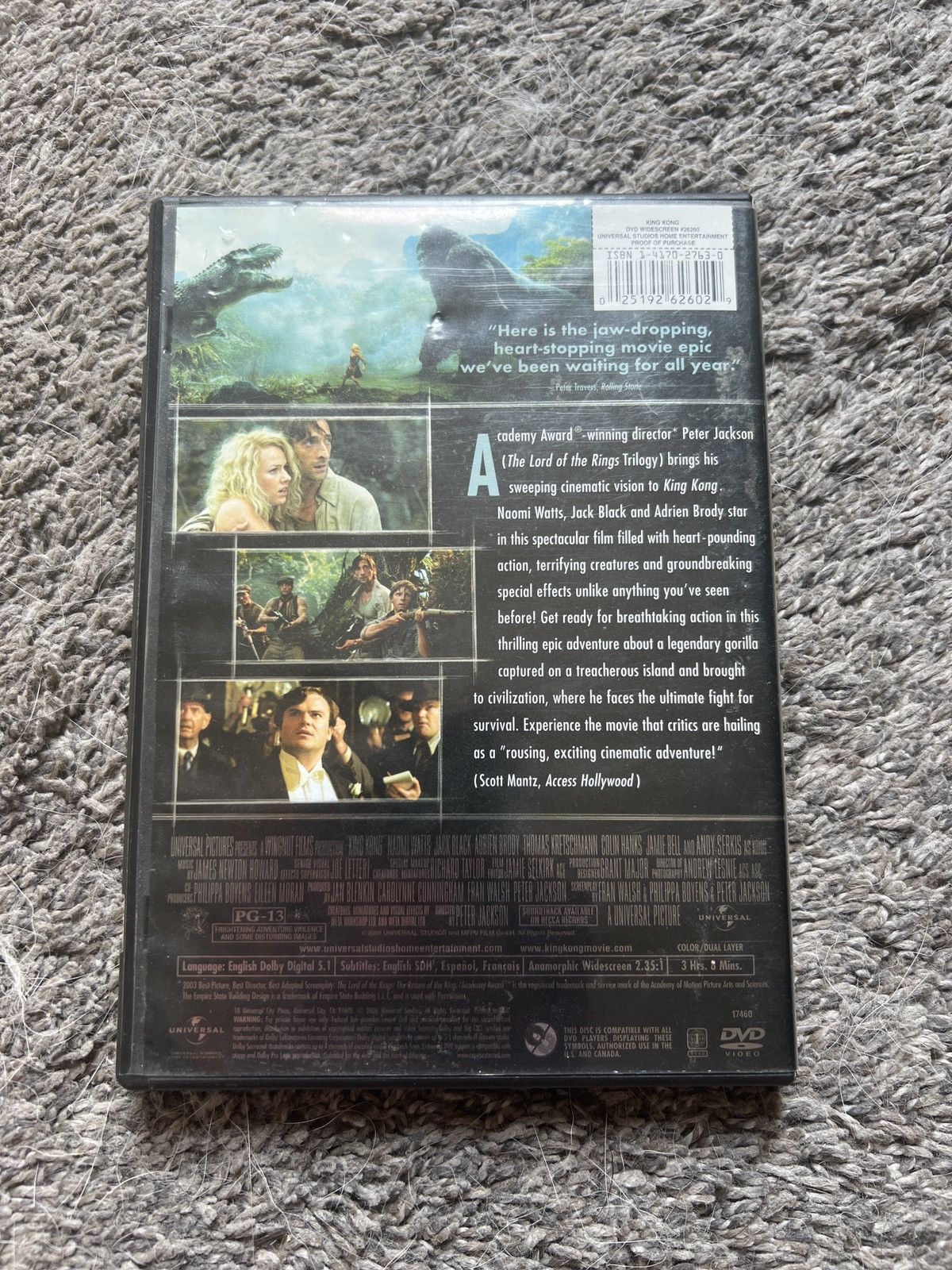 Universal Studios King Kong (DVD) Size ONE SIZE - 2 Thumbnail