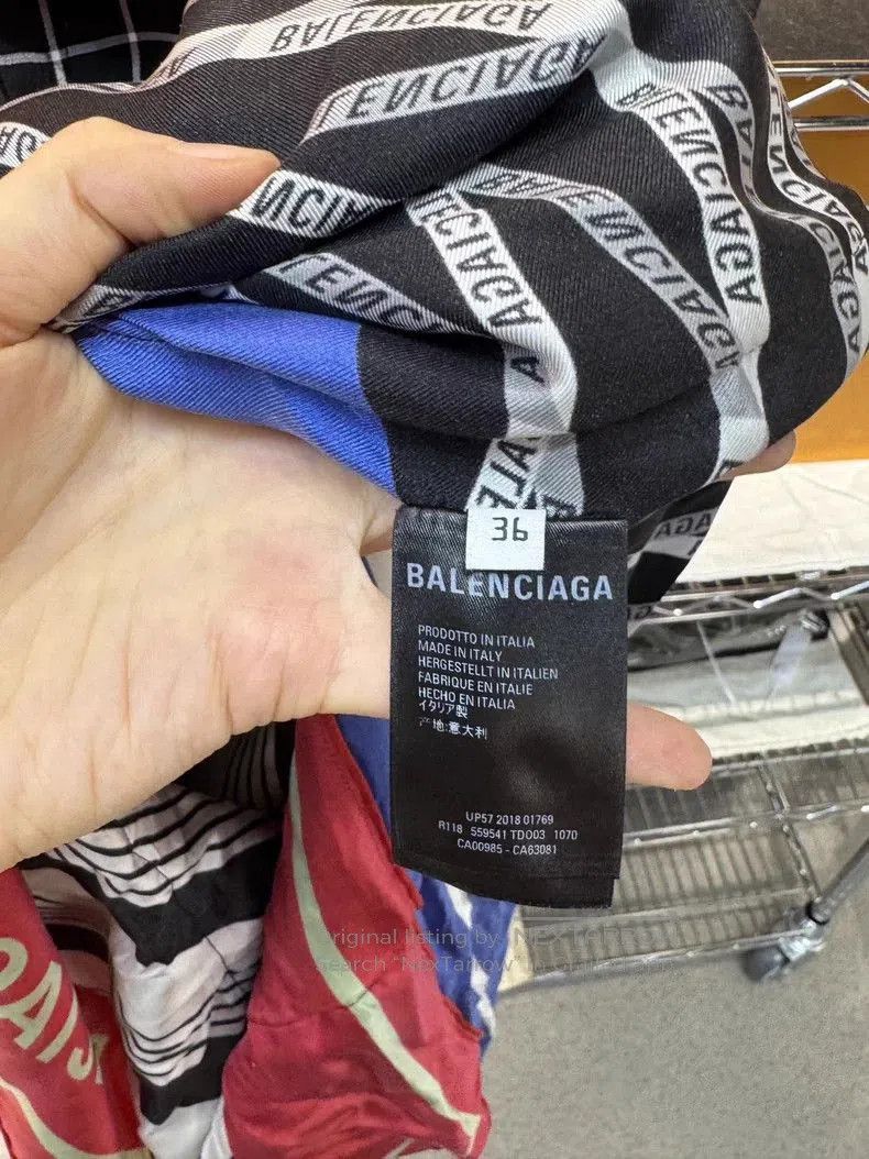 Balenciaga Balenciaga Runway Short Sleeve Shirt. Size US XS / EU 42 / 0 - 6 Thumbnail