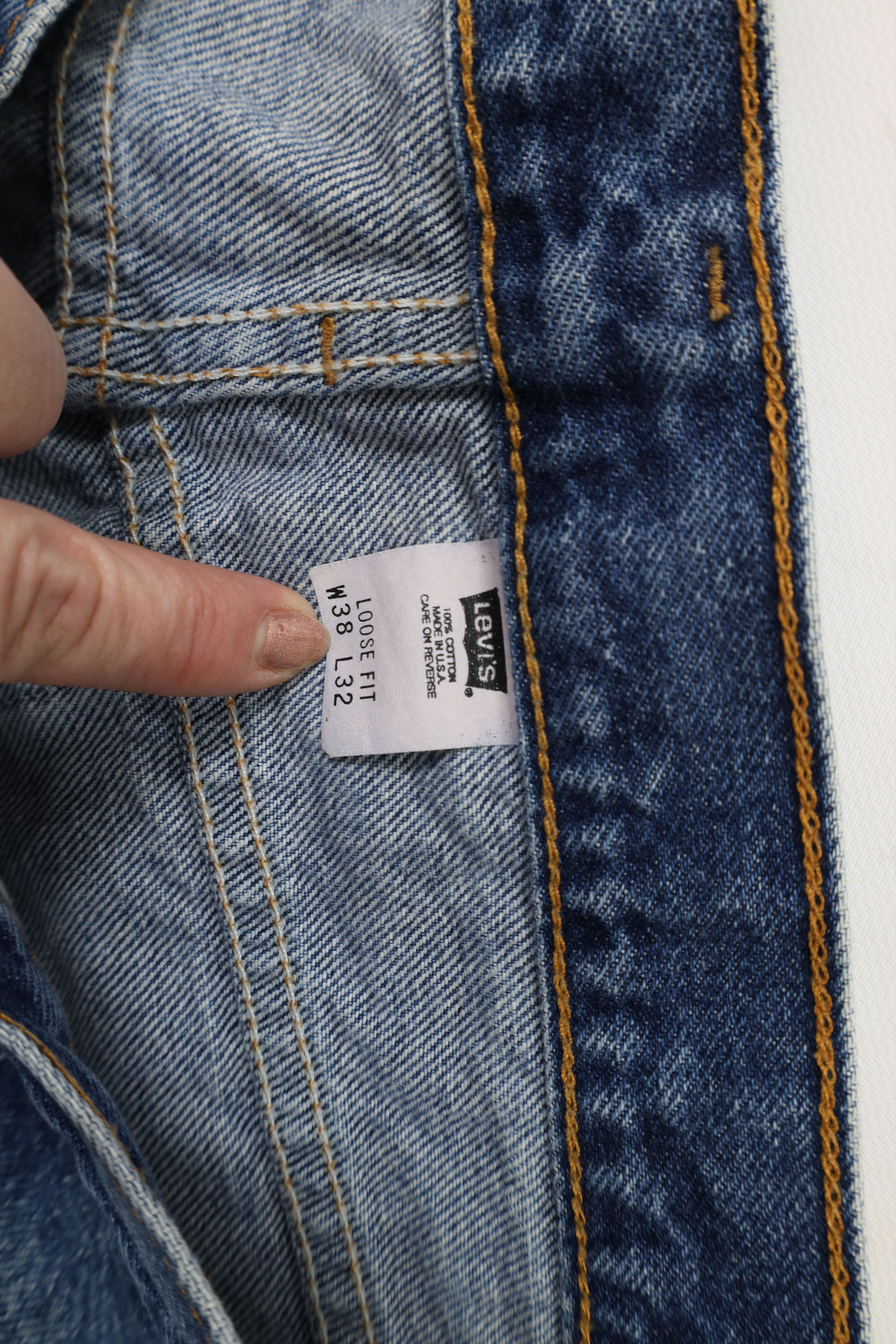Levi's × Vintage Vintage Y2K 2001 Levis 545 Loose Fit Denim Jeans Blue USA Size US 36 / EU 52 - 10 Thumbnail