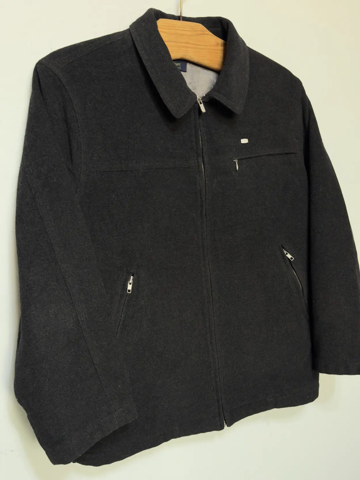 Lacoste 🔥 vintage lacoste coat jacket wool patch logo Size US L / EU 52-54 / 3 - 11 Thumbnail