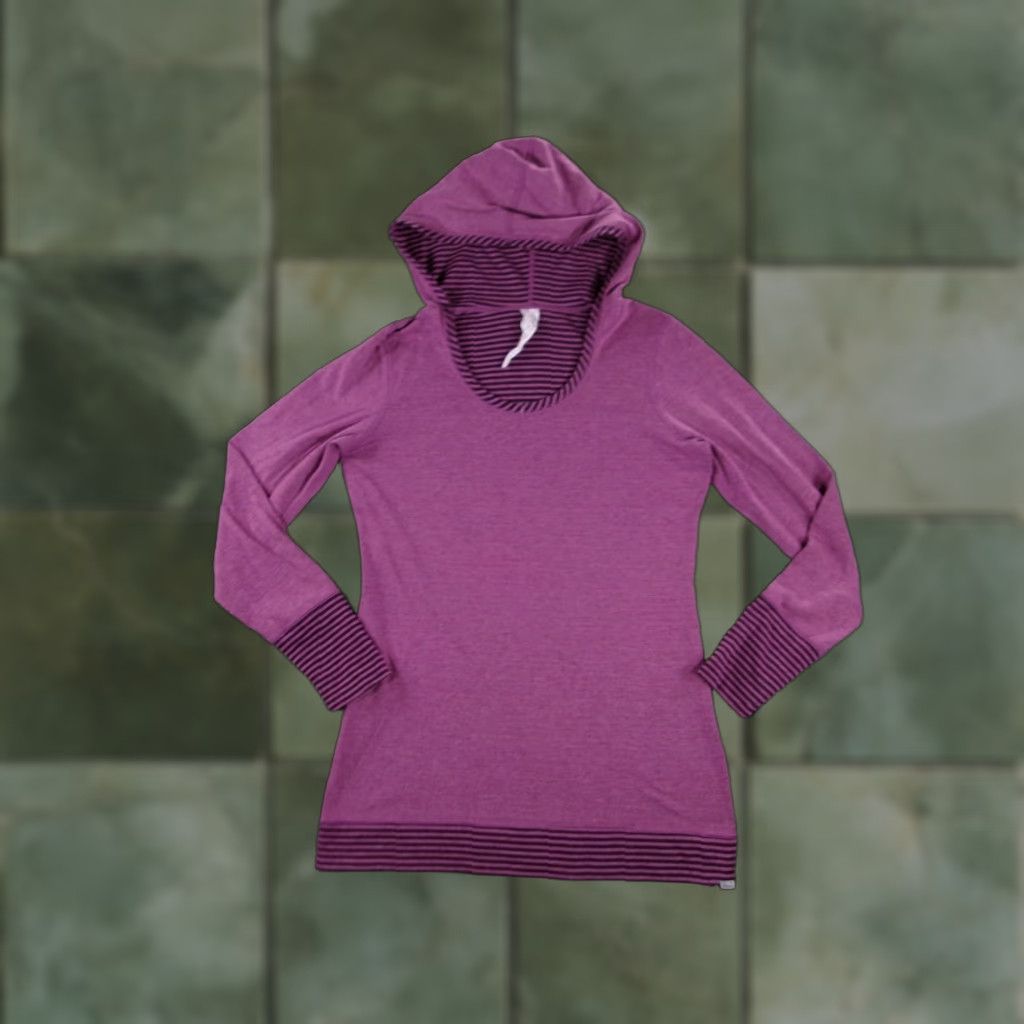 Eddie Bauer Eddie Bauer Hoodie Women Medium Purple Pullover Casual Outdoors Tunic Sweatshirt Size M / US 6-8 / IT 42-44 - 1 Thumbnail