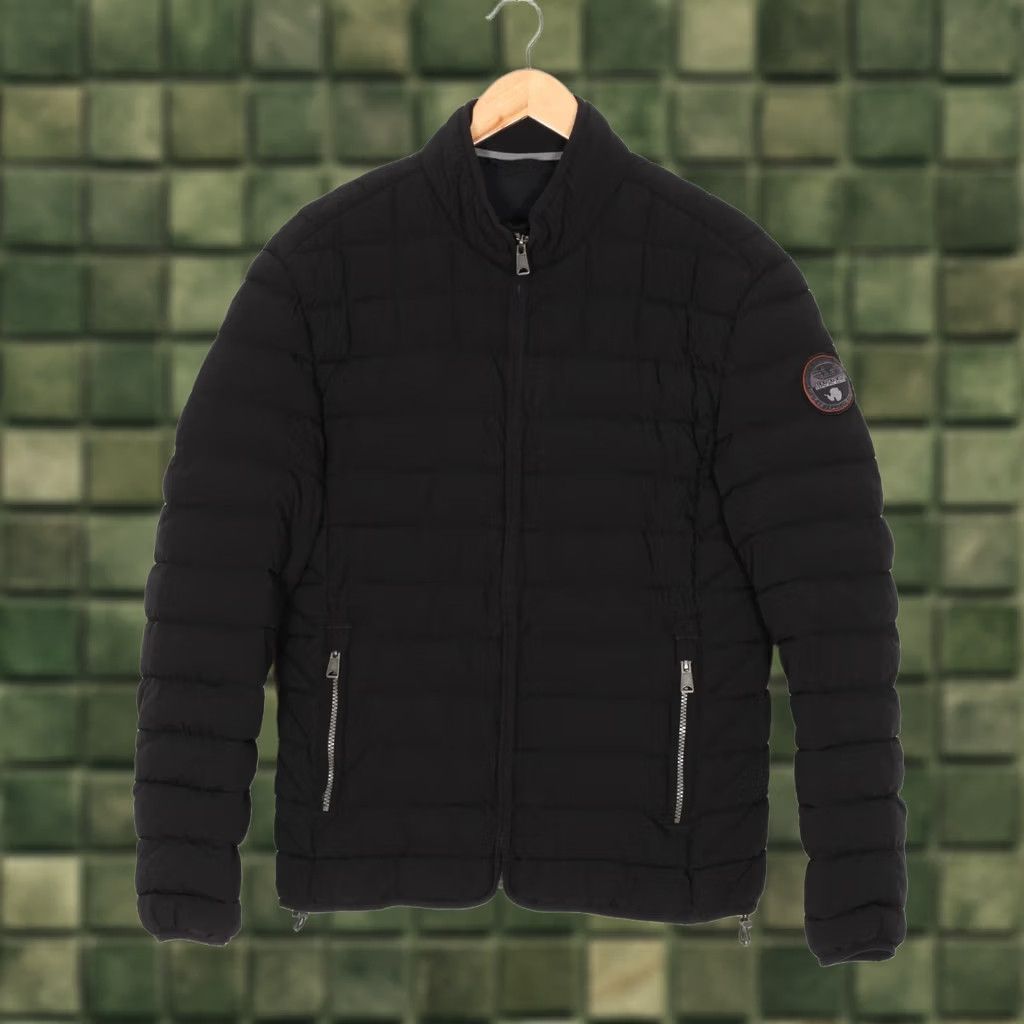Napapijri Napapijri Jacket Men L Quilted Padded Full Zip Black MJ5558 Size US L / EU 52-54 / 3 - 1 Thumbnail