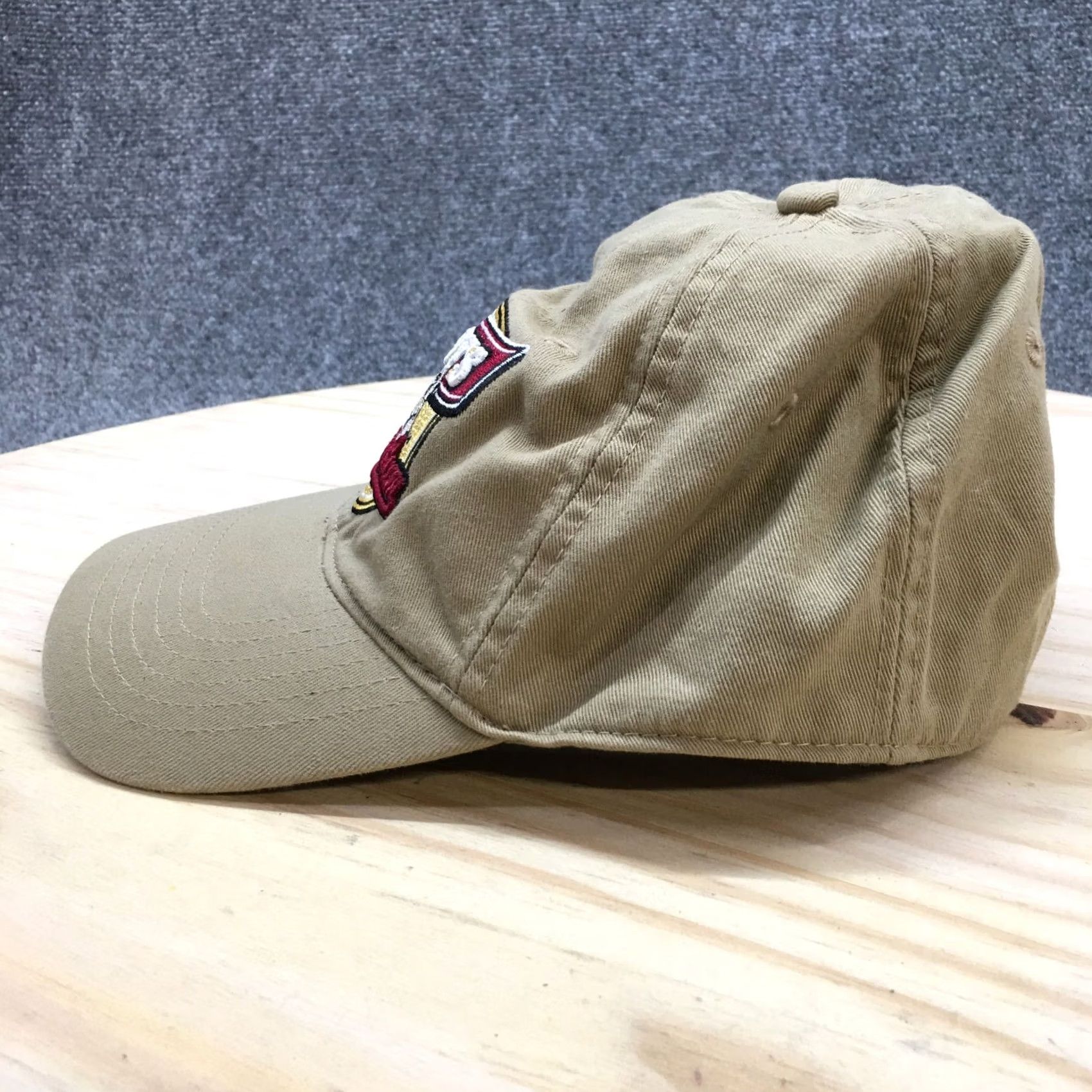 Vintage Goldy’s Locker Room Baseball Cap Hat Mens One Size Beige Curve Brim Cotton Signature Canvas Adjustable Mens Cap Size ONE SIZE - 4 Thumbnail