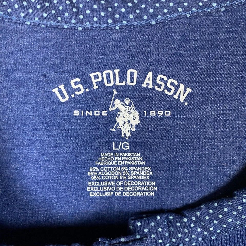 U.S. Polo Assn. U.S. Polo Assn Sleep Shirt Henley Women's Large Short Sleeve Size L / US 10 / IT 46 - 3 Thumbnail