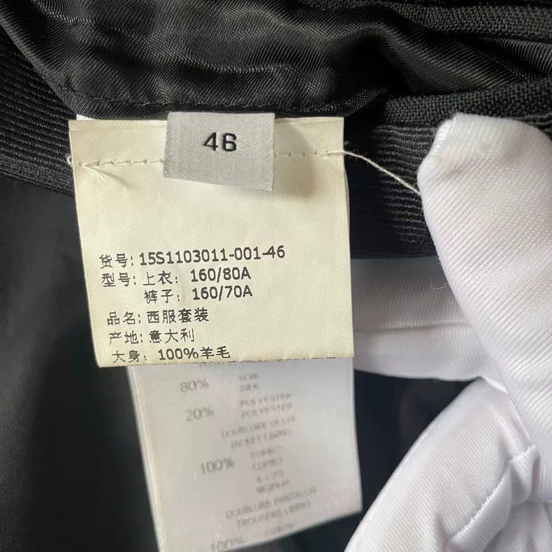 Givenchy Givenchy Givenchy Black Slim Fit Suit Jacket -2507 Size US M / EU 48-50 / 2 - 4 Thumbnail