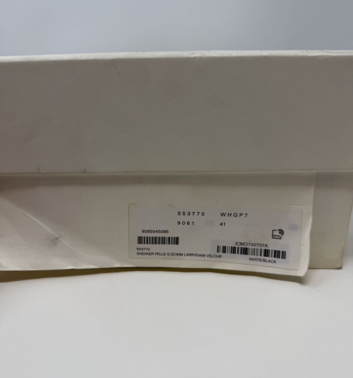 Alexander McQueen Alexander McQueen Oversized Sneaker Suede White/Black Size US 8 / EU 41 - 10 Thumbnail