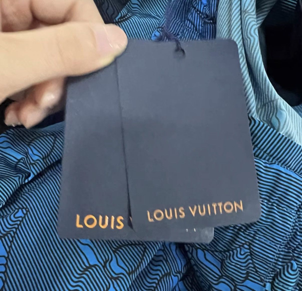 Louis Vuitton Louis Vuitton Blue All-over Monogram Sweatpants J41 Size 28" / US 6 / IT 42 - 5 Thumbnail