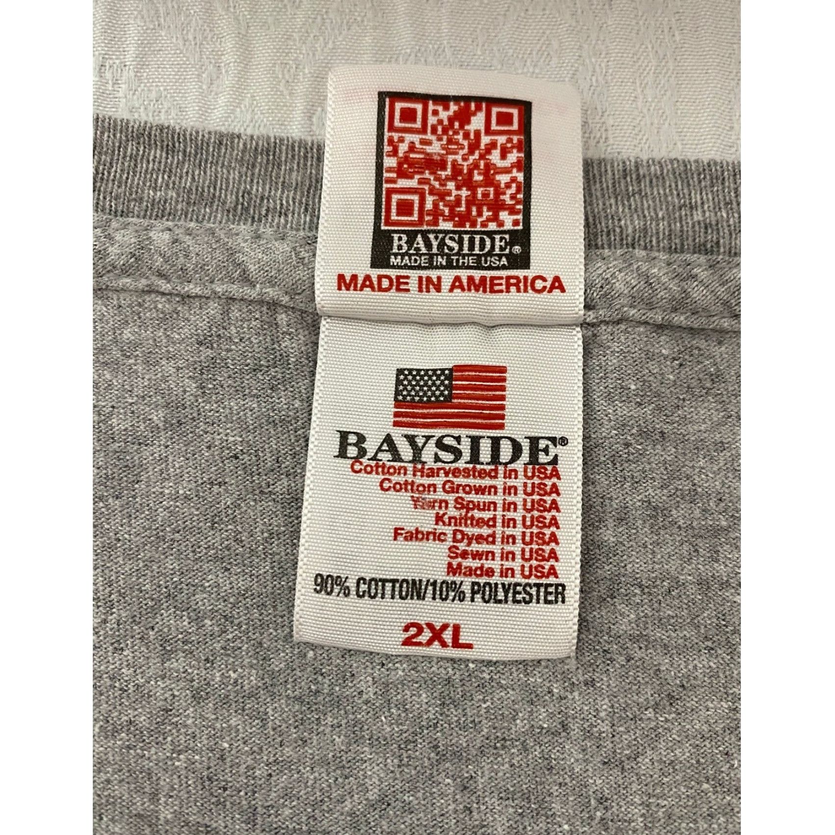 Vintage United States Air Force Bayside T-Shirt Gray Graphic Crew Neck Short Sleeve 2XL Mens Made in USA Size US XXL / EU 58 / 5 - 3 Thumbnail