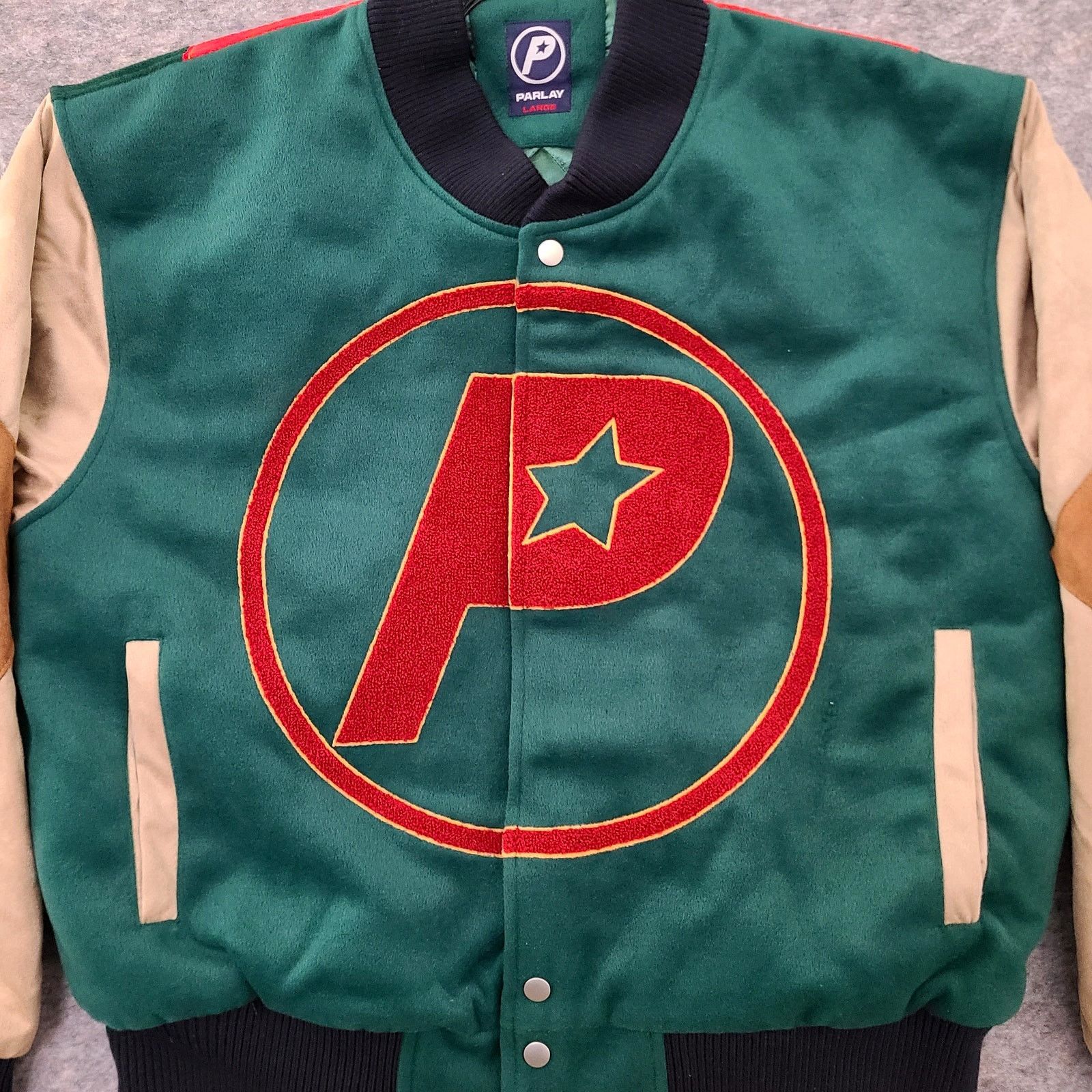 Other Lady Luck Casino Varsity Jacket Large Elbow Patch Colorblock Size US L / EU 52-54 / 3 - 3 Thumbnail