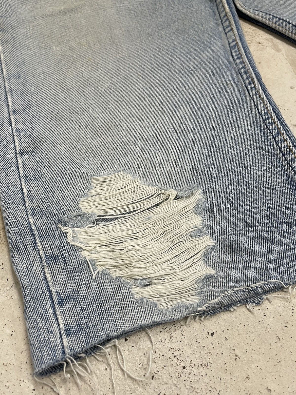 Levi's Vintage USA Levis 501 Distressed Rusty Cut Denim Size US 31 - 5 Thumbnail