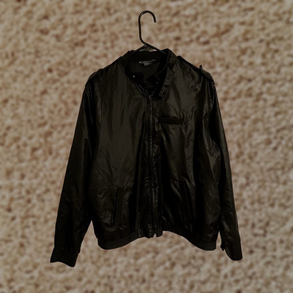 Sears VINTAGE Sears Jacket Windbreaker Bomber Cafe Racer Nylon Black Men's 2XL XXL Size US XXL / EU 58 / 5 - 1 Thumbnail