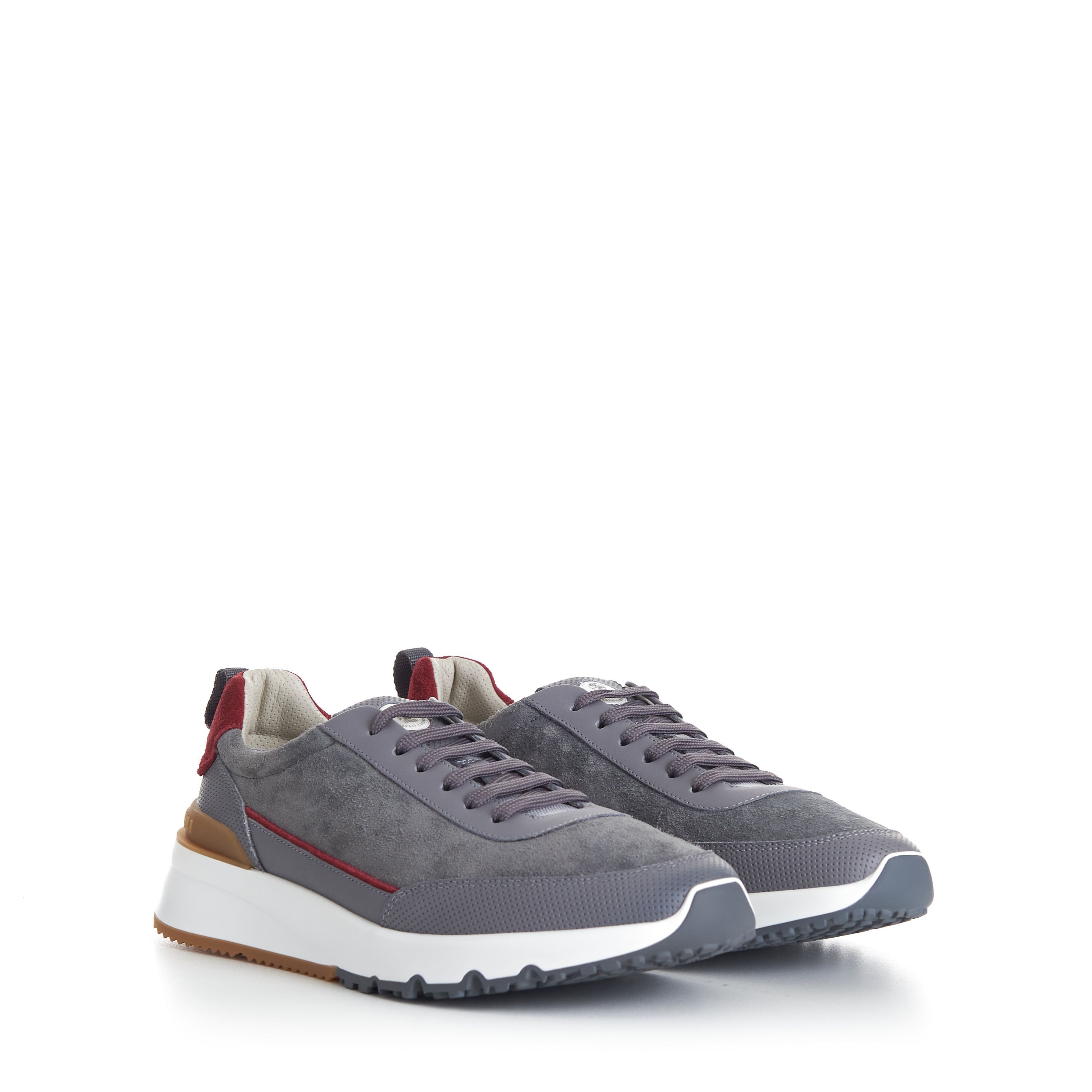 Gray Low Top Runners Sneakers - Size 85