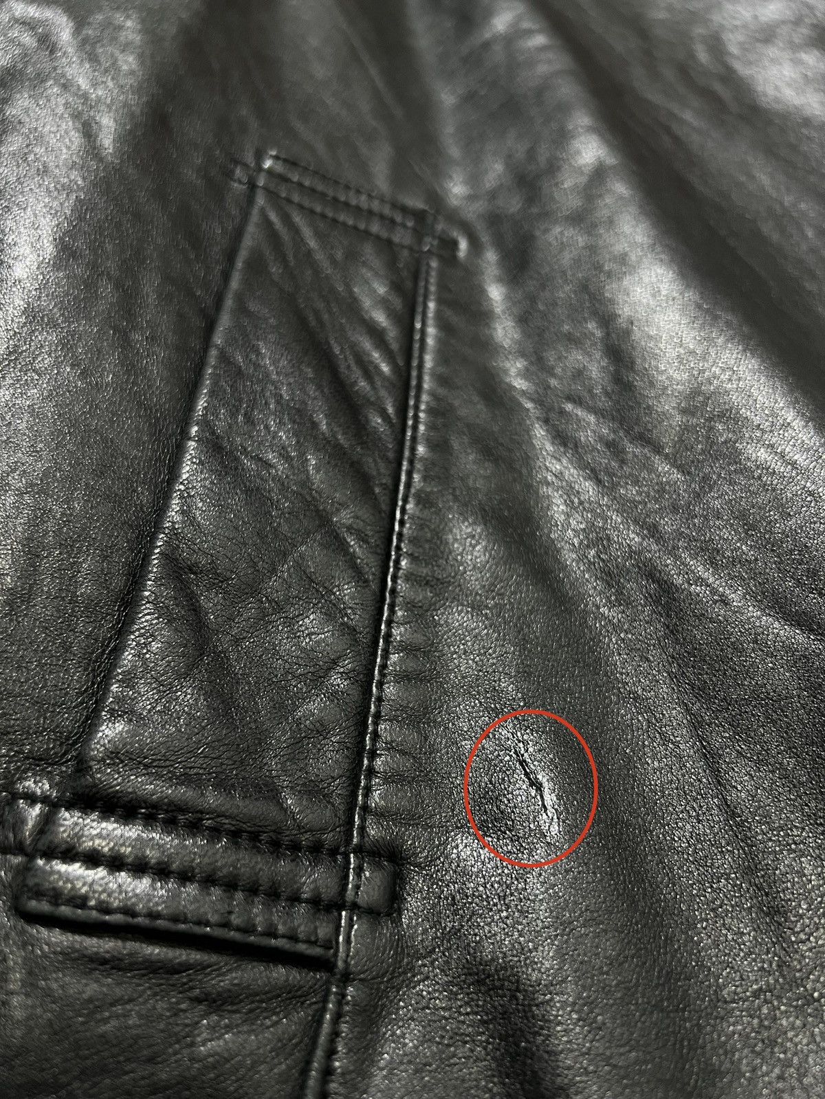 Balenciaga Balenciaga - Vintage - 1997 - Full Zip Leather Half Coat Size US XL / EU 56 / 4 - 13 Thumbnail