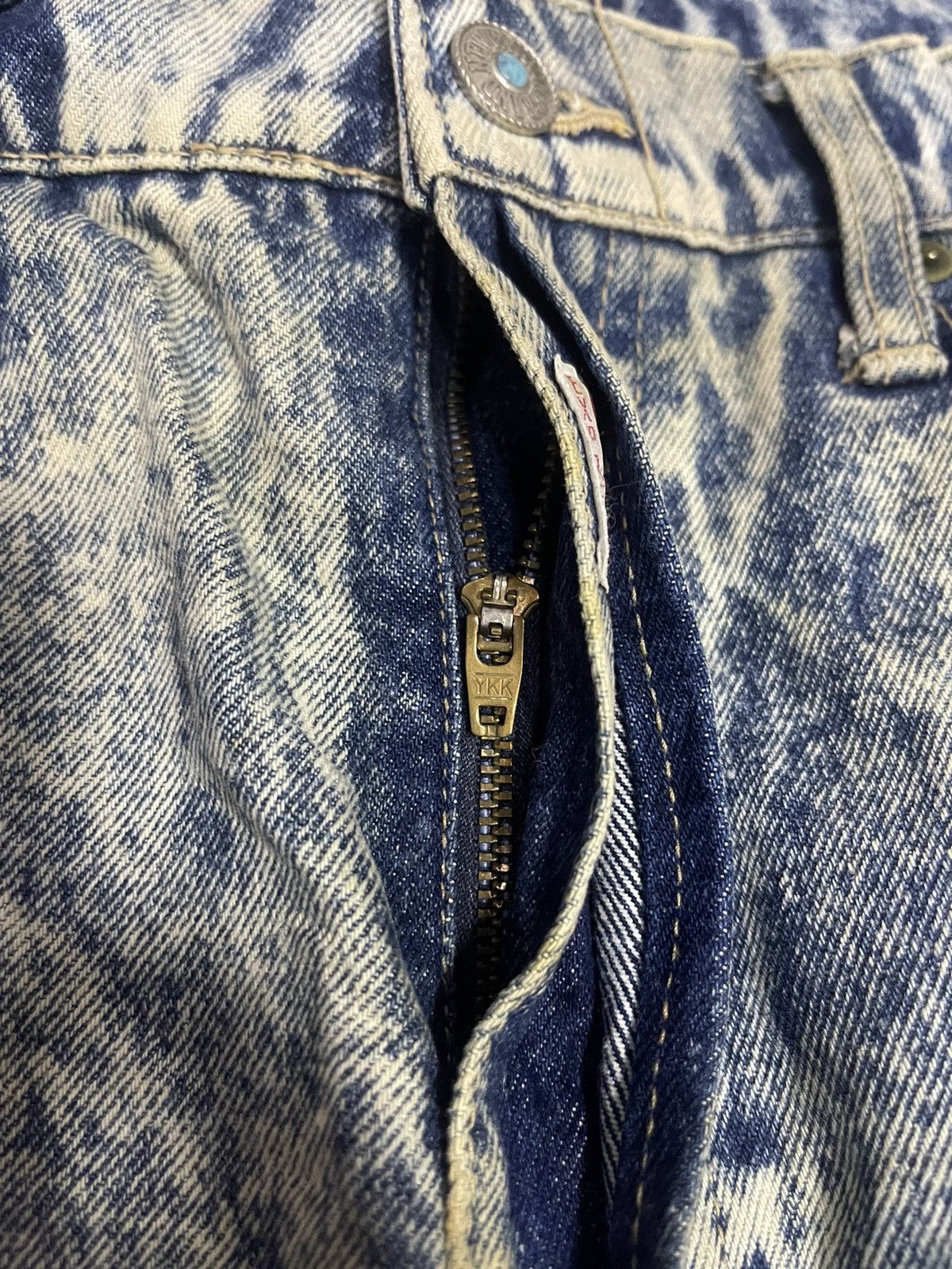 Japanese Brand × Jean Three Pal Acid Wash Jeans (14) Size US 32 / EU 48 - 8 Thumbnail