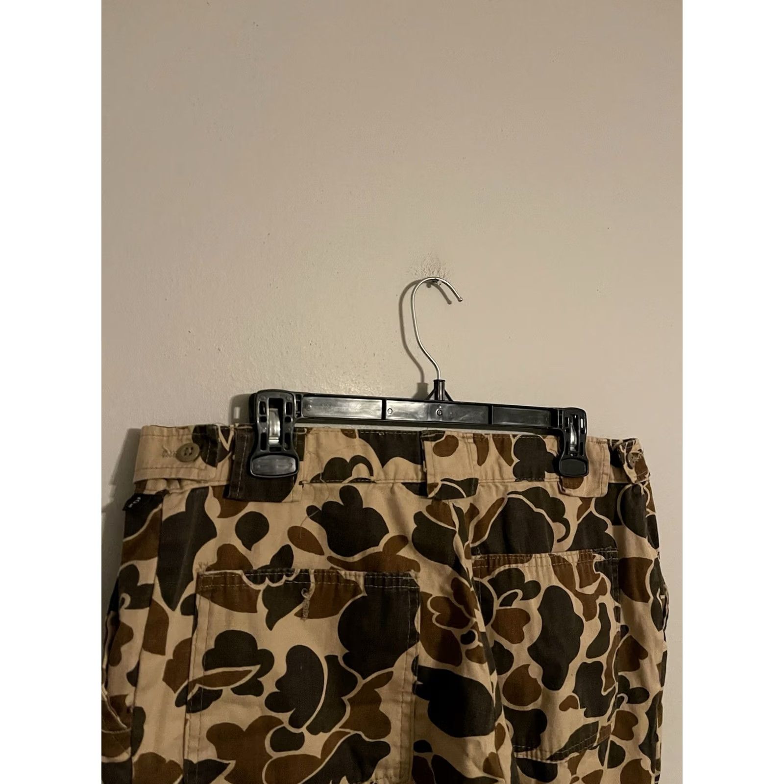 Vintage VINTAGE 10X Tan Duck Camo Hunting Outdoor Made USA Cargo Pants Men's Large Reg Size US 33 - 4 Thumbnail