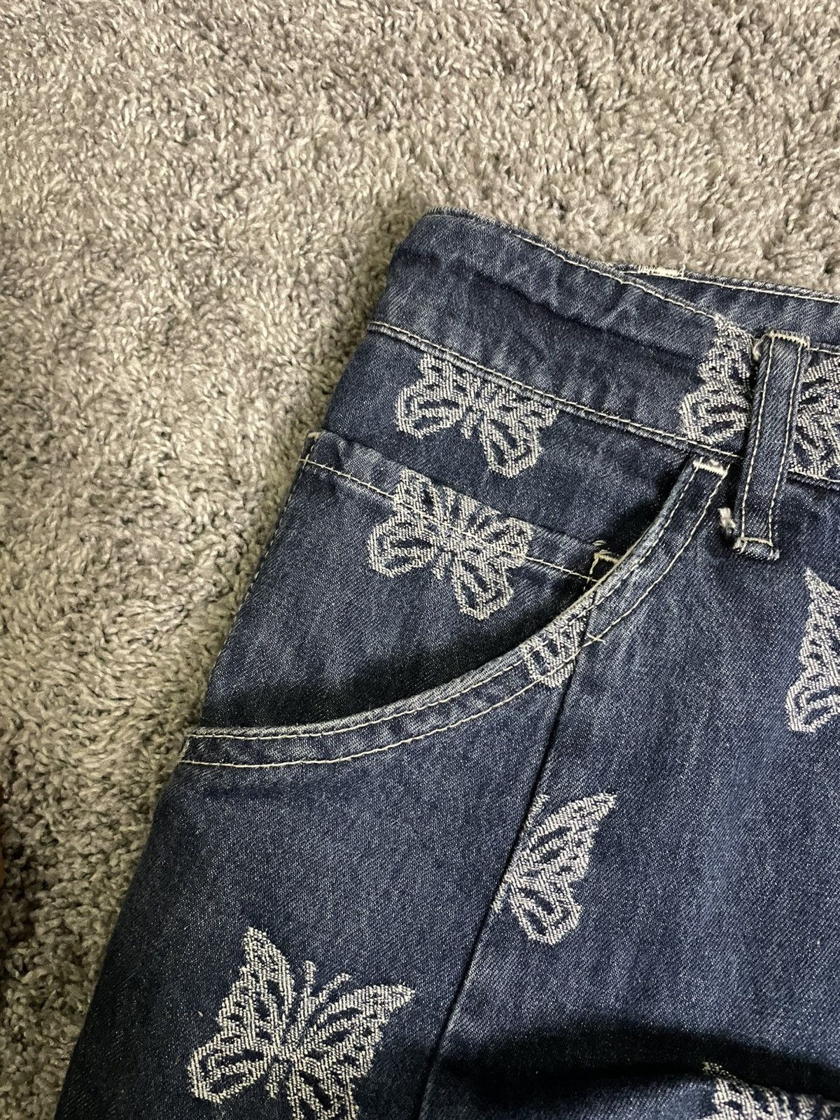 Needles Needles Butterfly Baggy Jeans Size US 30 / EU 46 - 5 Thumbnail