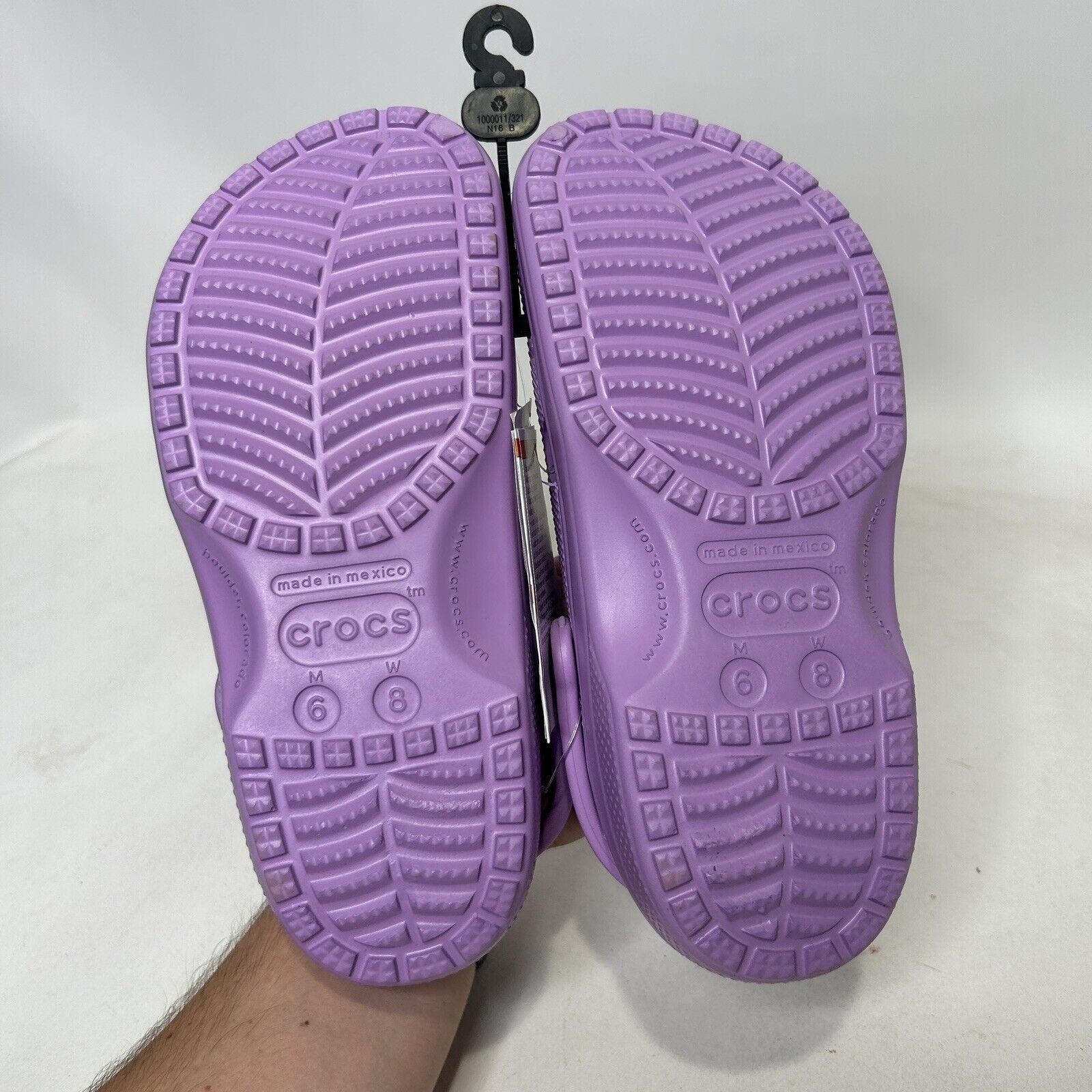 Crocs Crocs Classic Clogs Slip-On “Lavender Light Purple Lilac” Size US 8 / IT 38 - 5 Thumbnail
